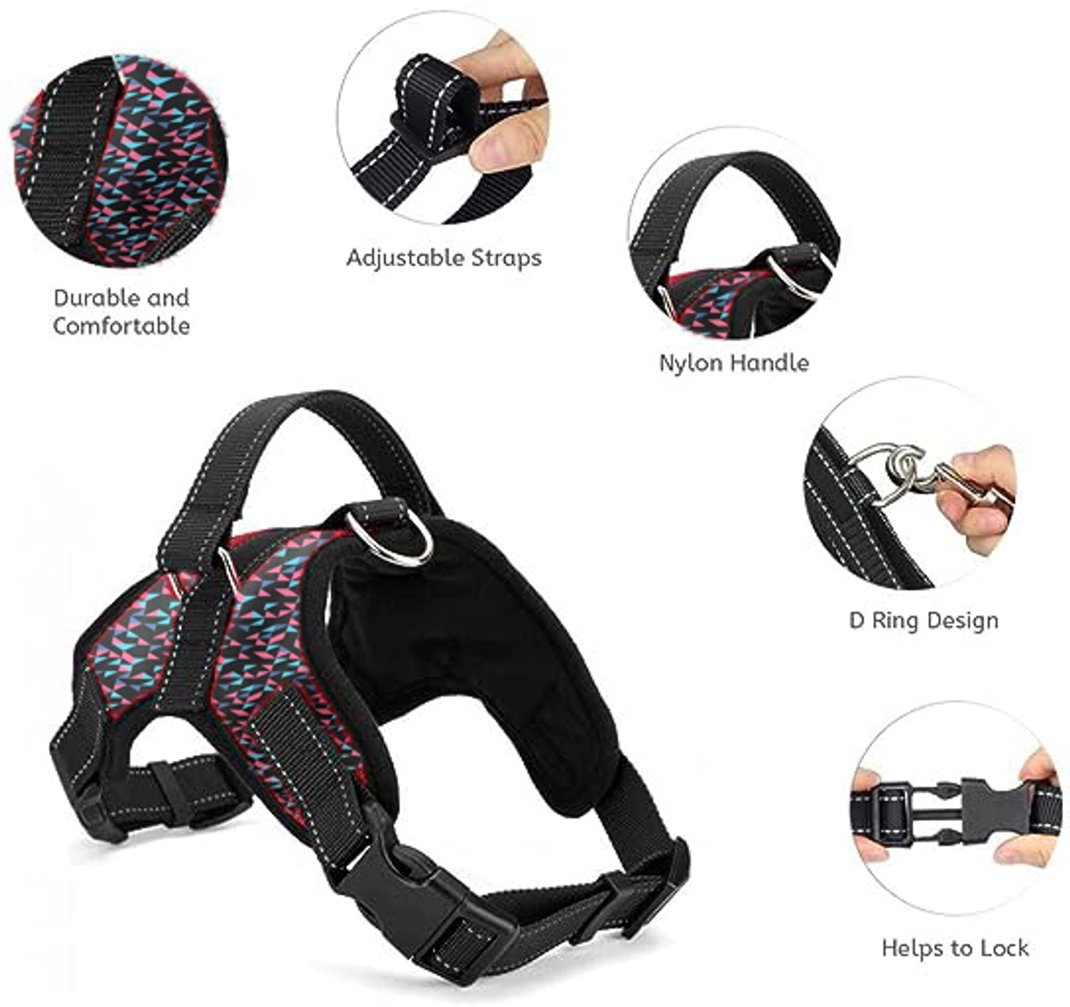 Image of Cocker Dog & Cat Harness & Leash