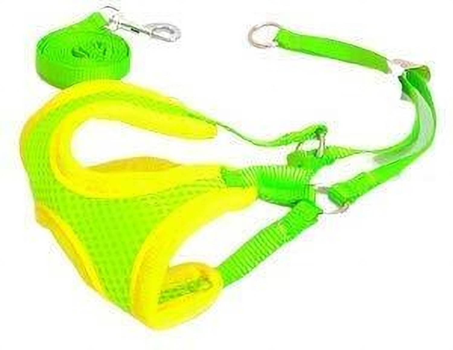 AKEnnterprises Harness Comfort Padded Vest Harness & Leash for Small Dogs, Cat, Puppies 10 MM Dog & Cat Harness & Leash