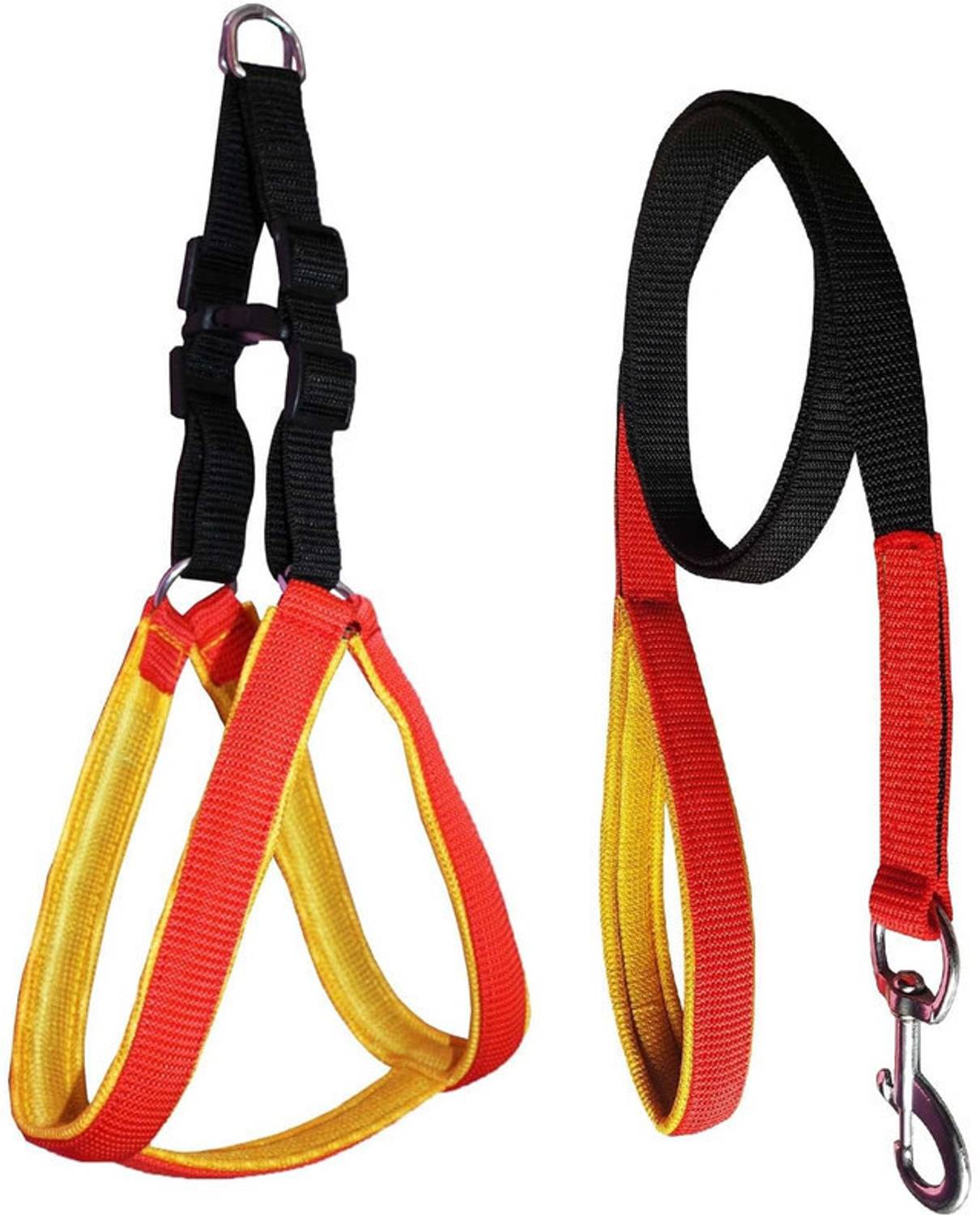 Aftra Combo Pack Soft Comfortable Breakaway Closure Dog Harness & Leash