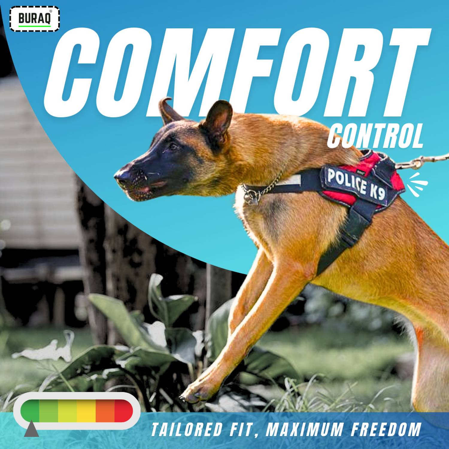 Buraq Dog Harness Police K9 - Image 3