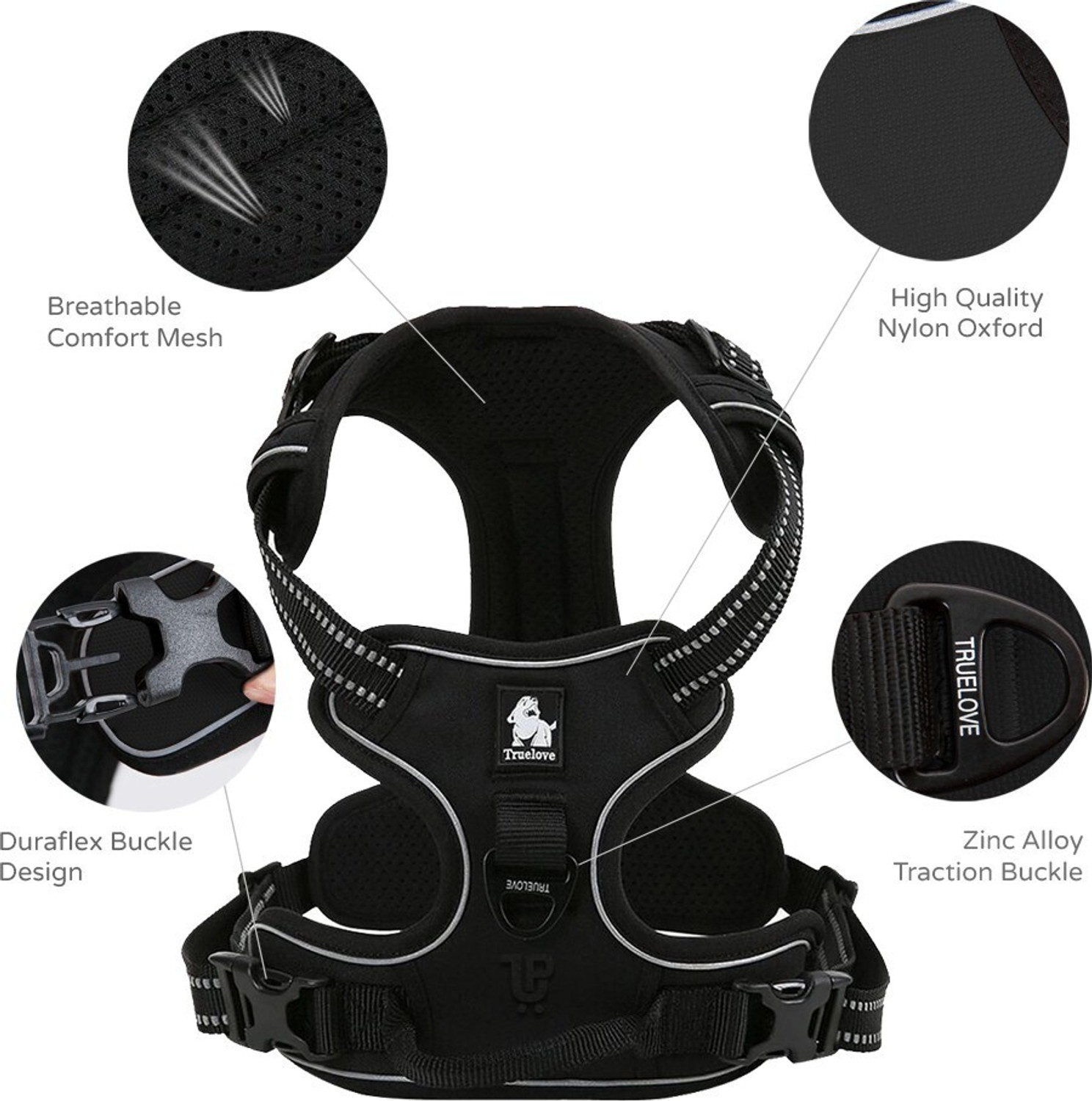 Image of Petsup dog body harness for labrador and small medium dogs belt collar Dog & Cat Training Harness