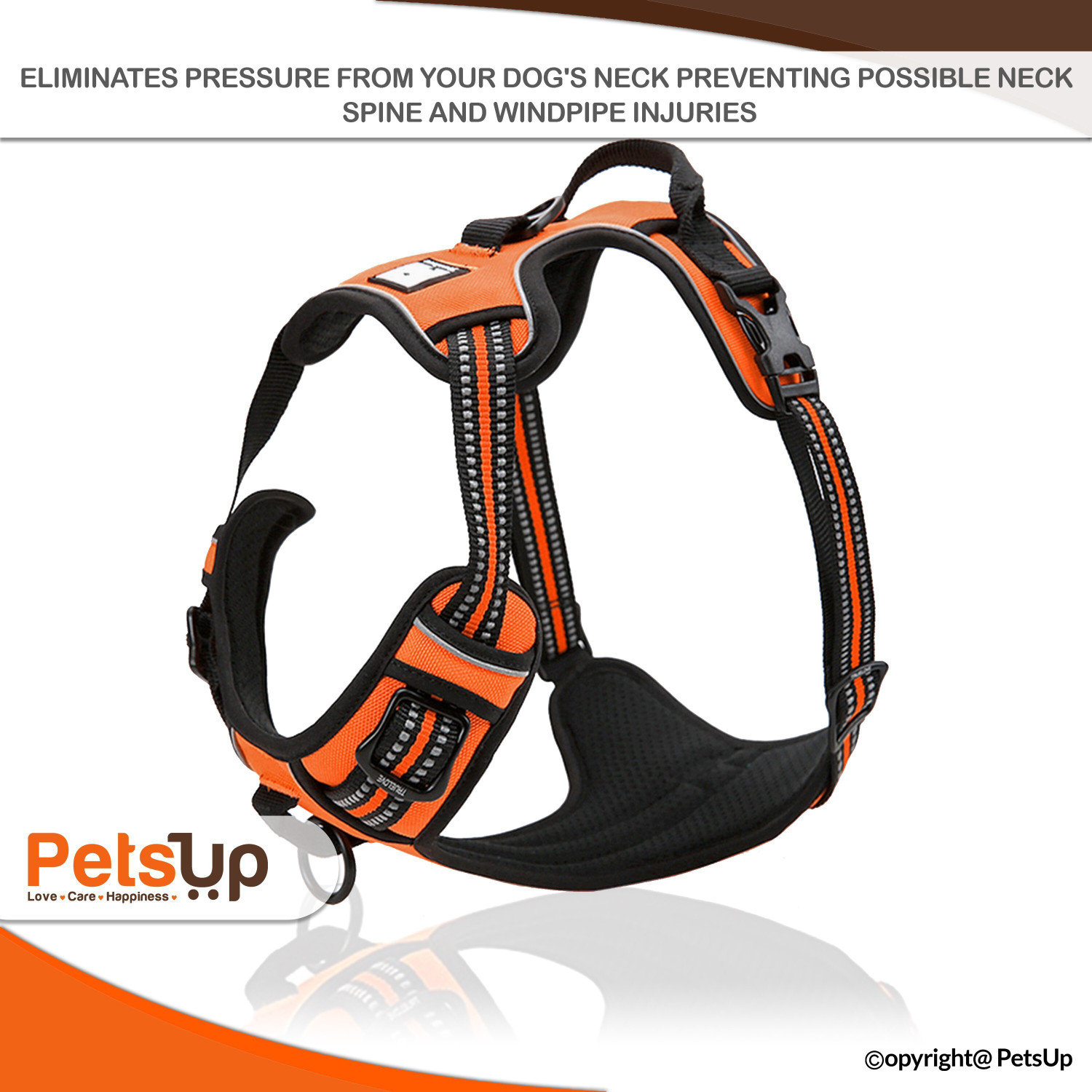 Image of Petsup dog body harness for labrador and small medium dogs belt collar Dog & Cat Training Harness