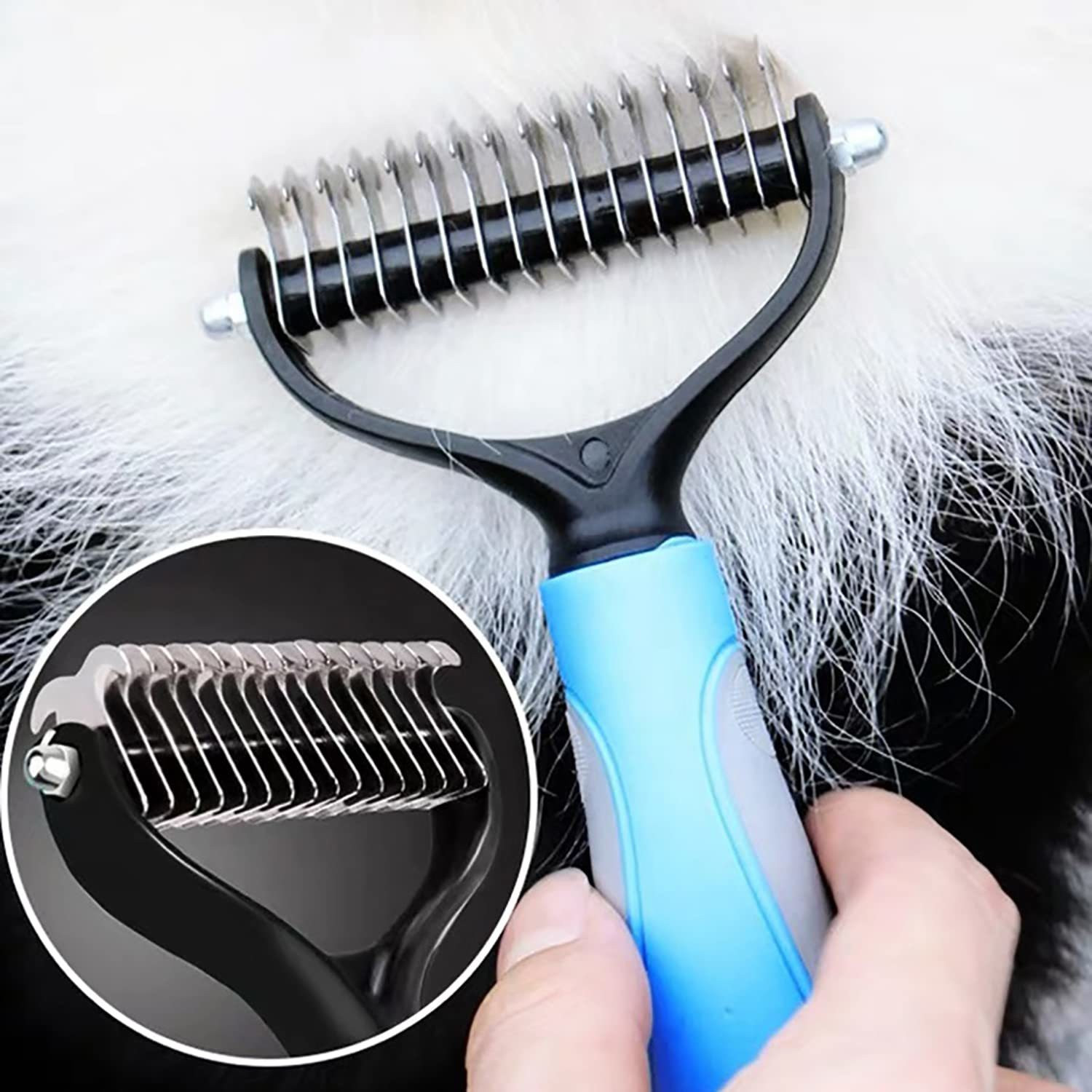 Image of Ratixes PET HAIR COMB Rakes for Cat, Dog, Rabbit Rakes for Dog & Cat, Rabbit