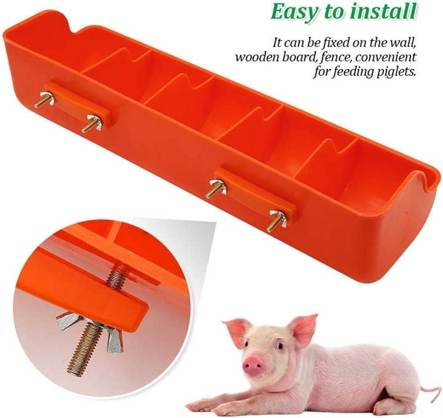 Bethlehemfarm Pigelts fodder box Pet Food Dispenser
