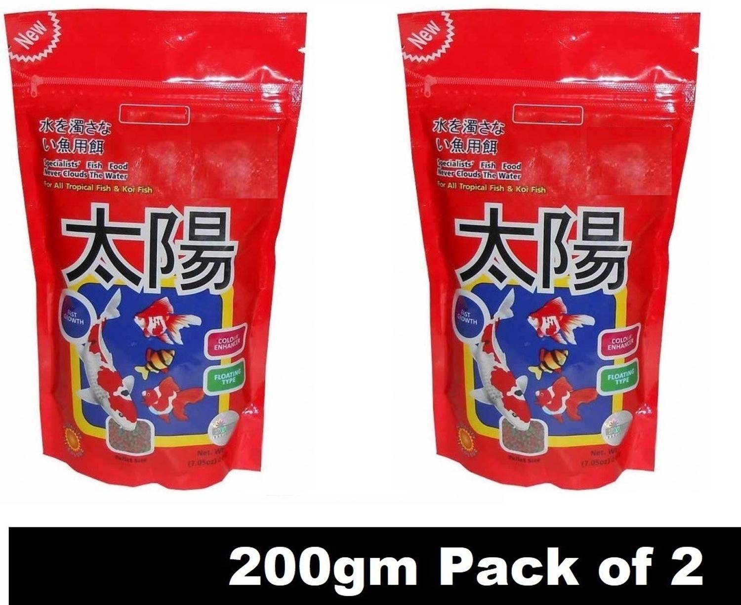 AKSHAT ENTERPRISES FISH FOOD Fish 0.4 kg (2x0.2 kg) Dry Adult, Senior, Young Fish Food