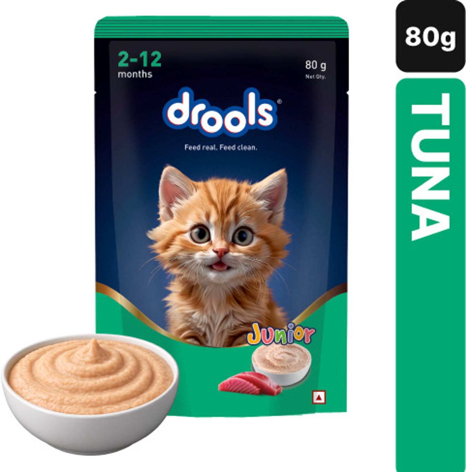 Image of Drools Mousse Tuna 0.08 kg Wet Young Cat Food