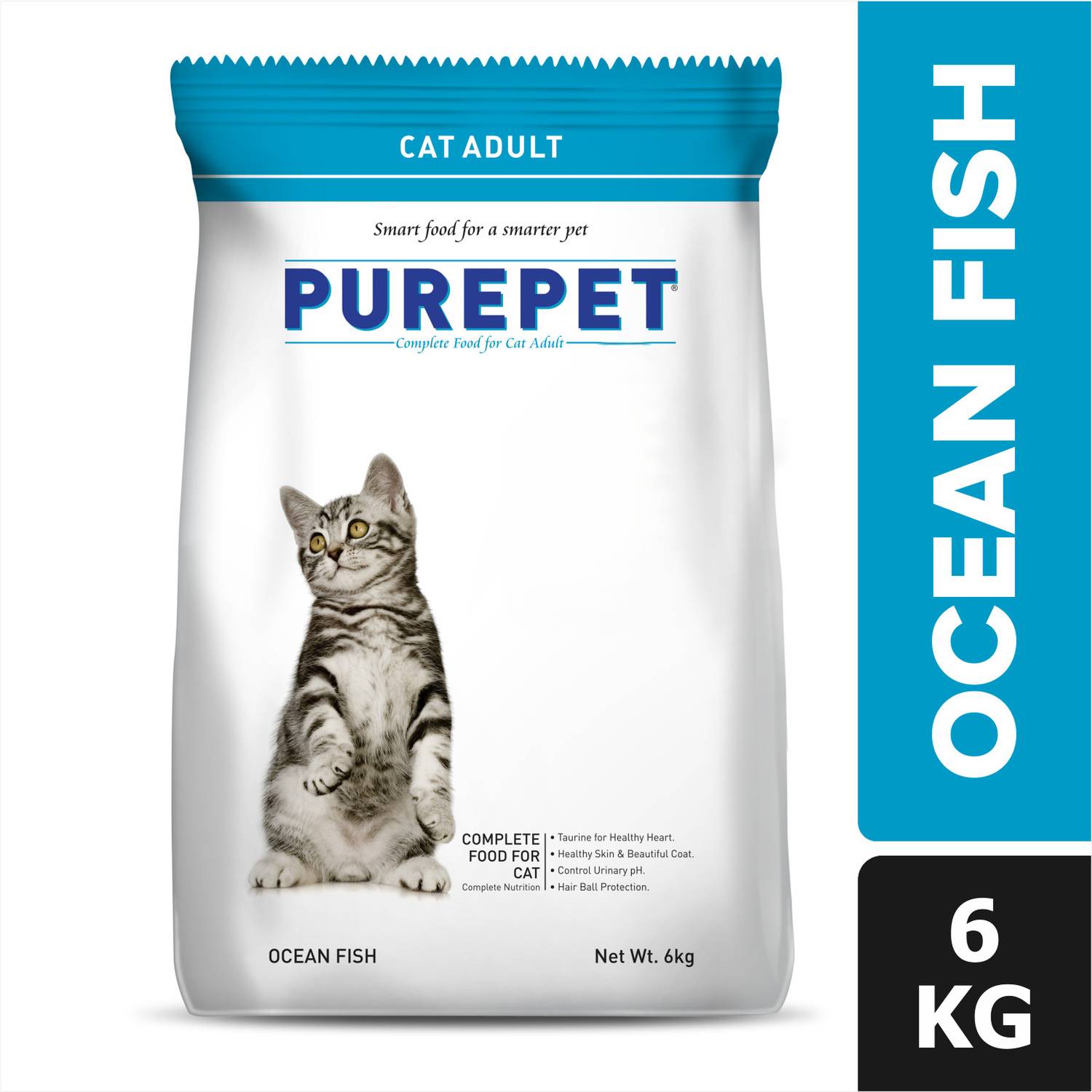 purepet Ocean Fish 6 kg Dry Adult Cat Food