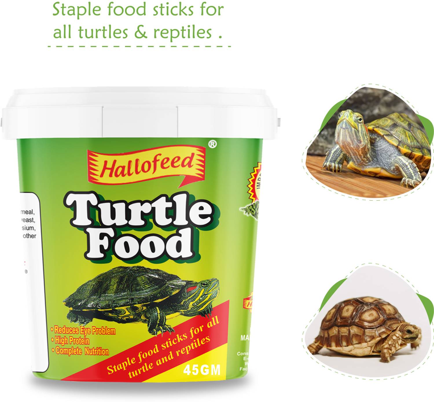 Hallofeed Turtle Food, 500gm - Image 4