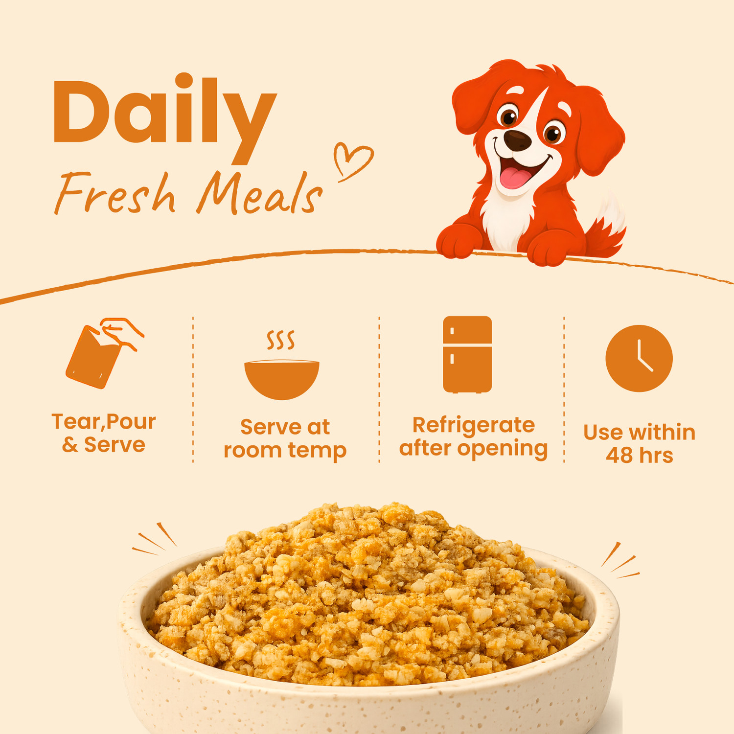 Image of Nootie Nibblr Chicken Liver & Pumpkin Fresh Dog Food, 100g Human Grade Meal Pumpkin 0.1 kg Wet All Life Stages Dog Food