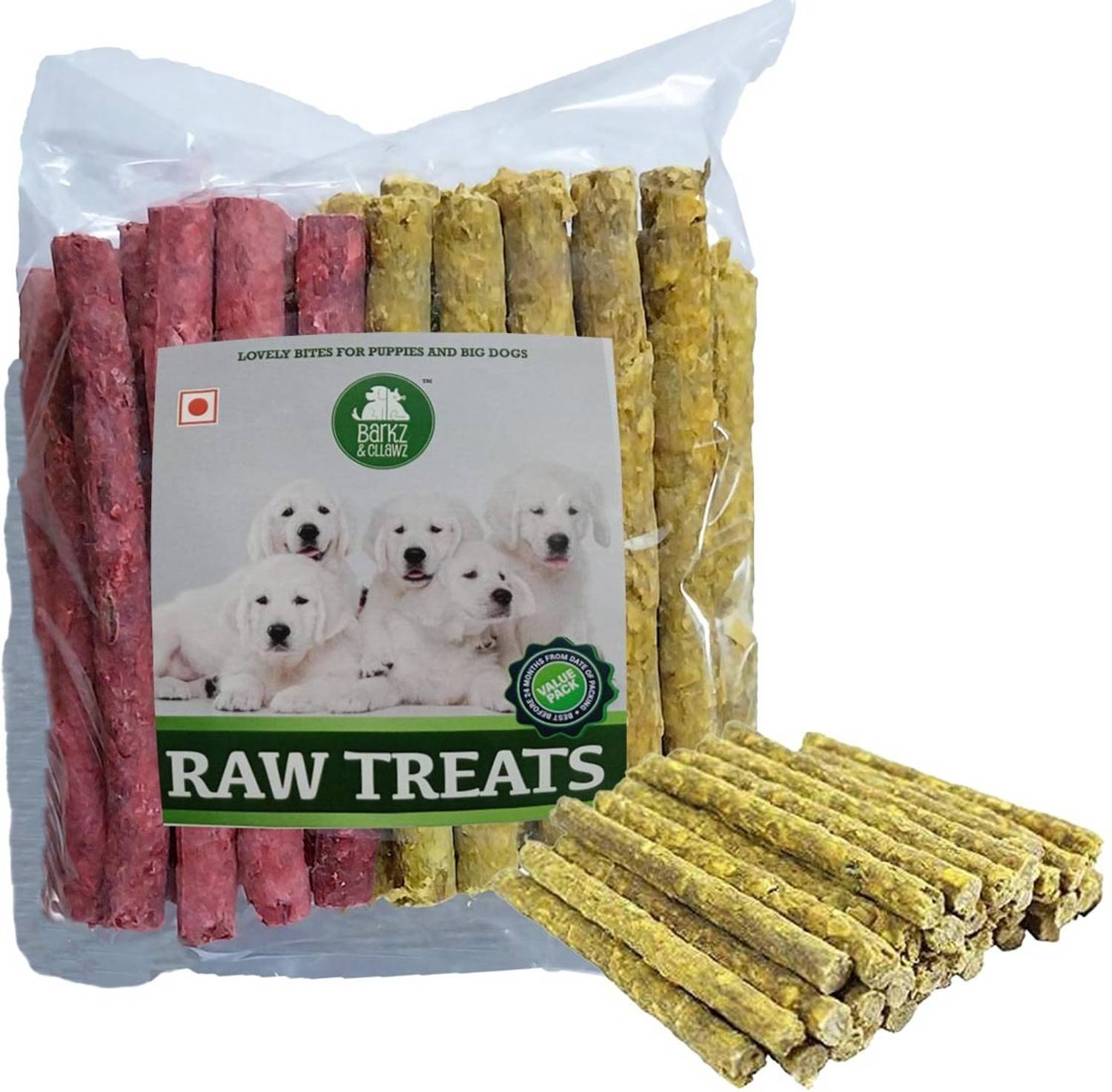 BARKZ & CLLAWZ High Protein Chicken & Mutton Flavored Chew Sticks of All Breed & All Life 450g Chicken, Mutton 0.45 kg Dry Adult Dog Food