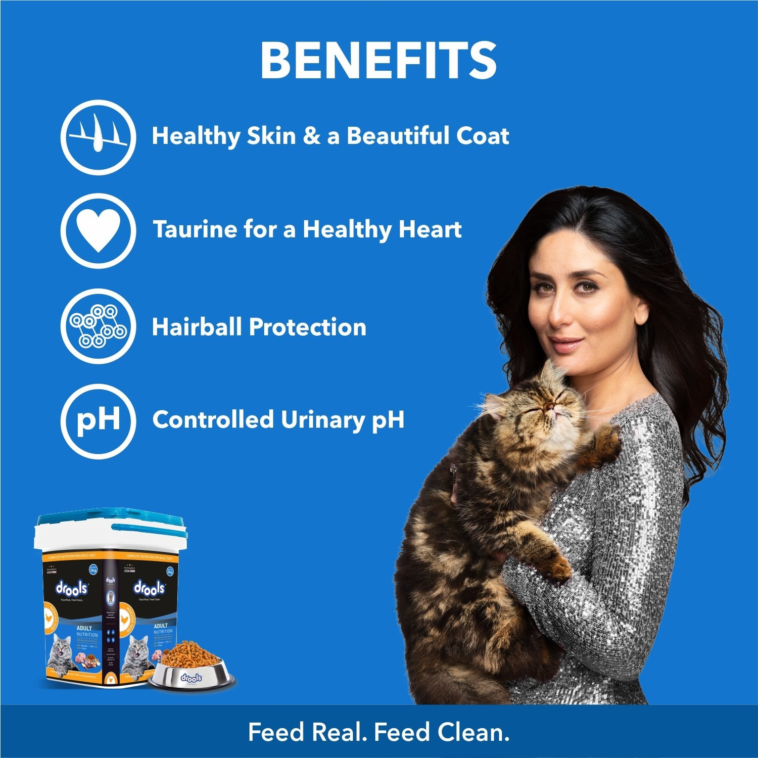 Image of Drools Adult Nutrition Chicken 5 kg Dry Adult Cat Food