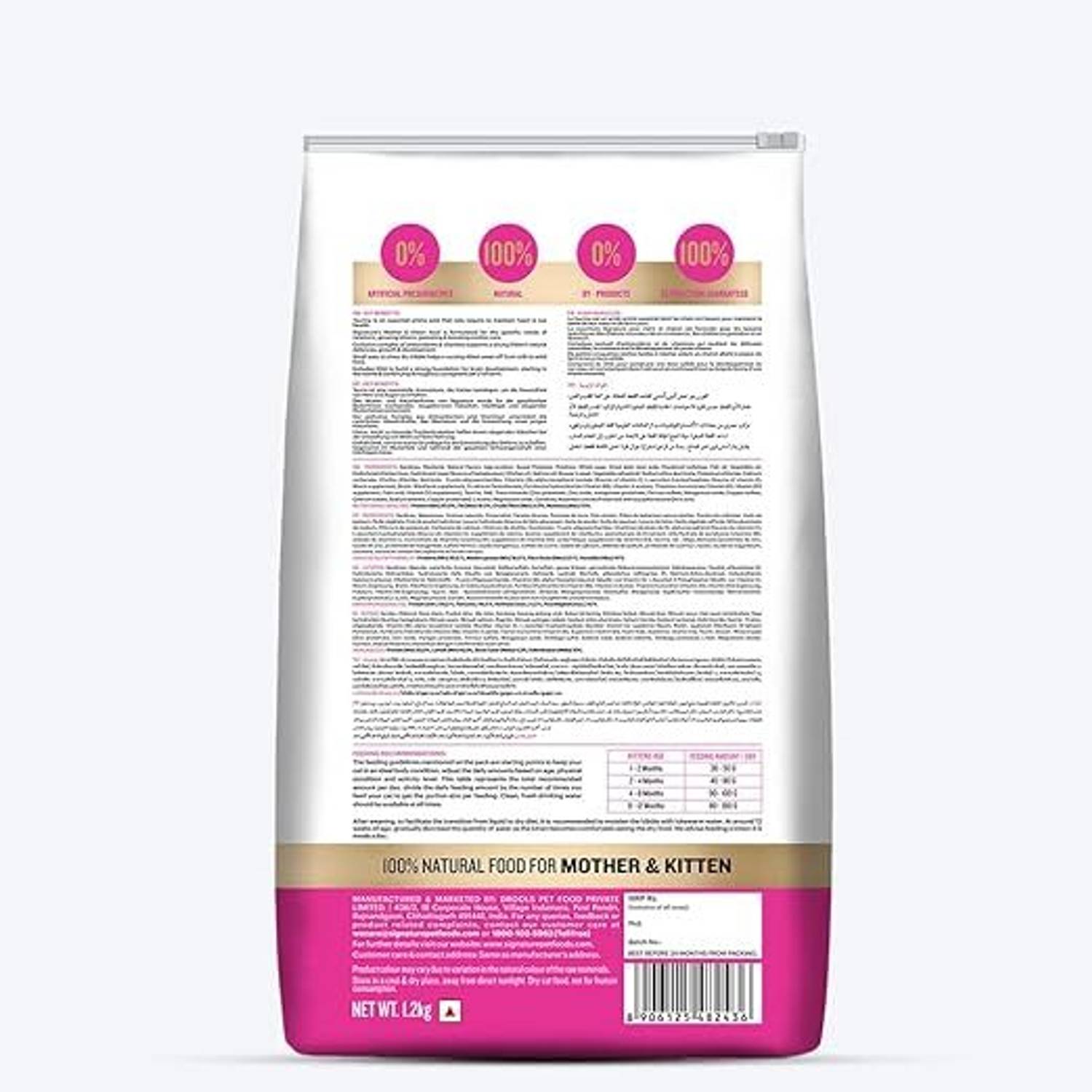 Signature Grain Zero Mackerel 1.2 kg Cat Food - Image 2