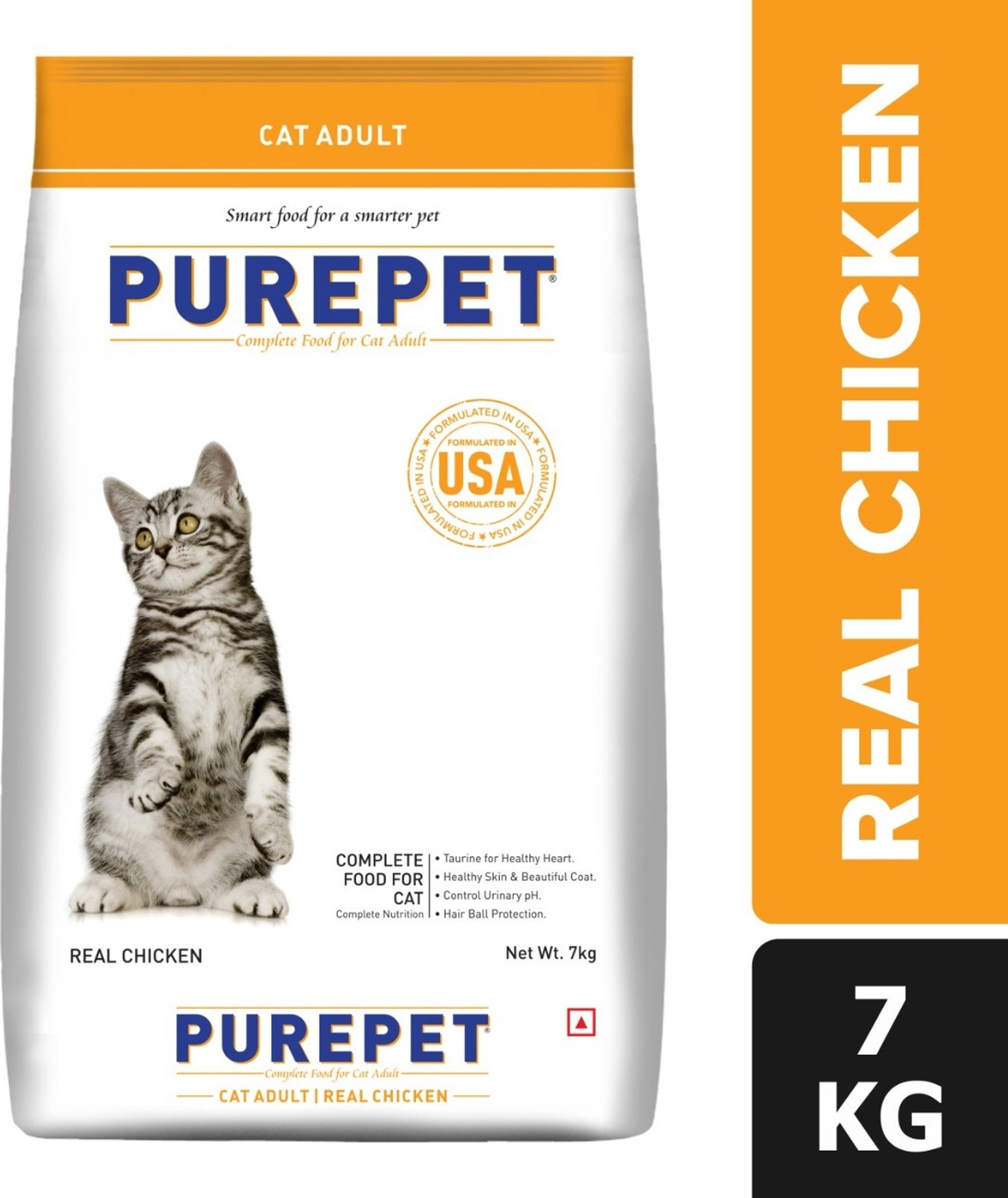 Image of Purepet Real Chicken 7 kg Dry Adult Cat Food