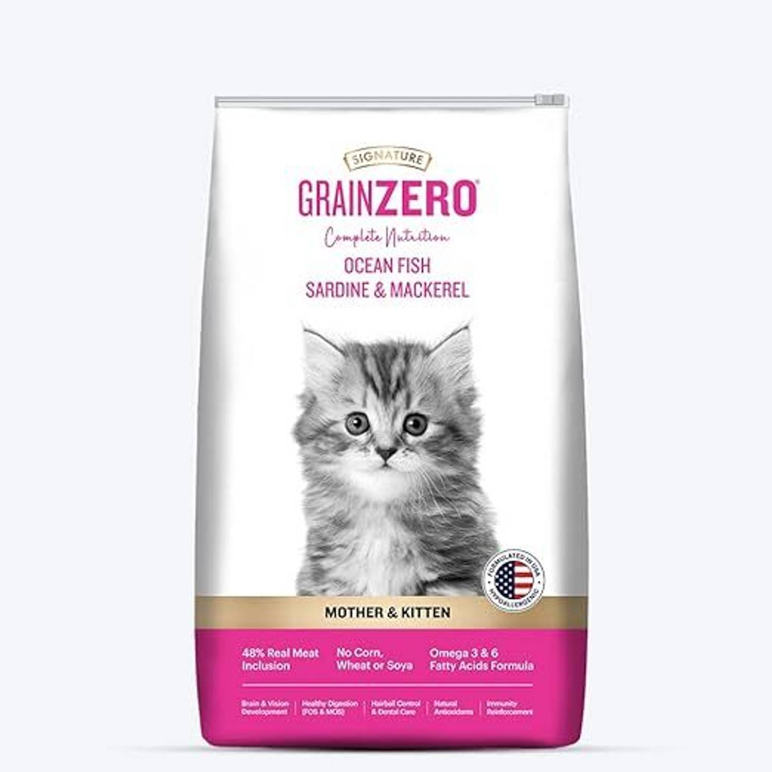 Signature Grain Zero Mackerel 1.2 kg Cat Food - Image 1