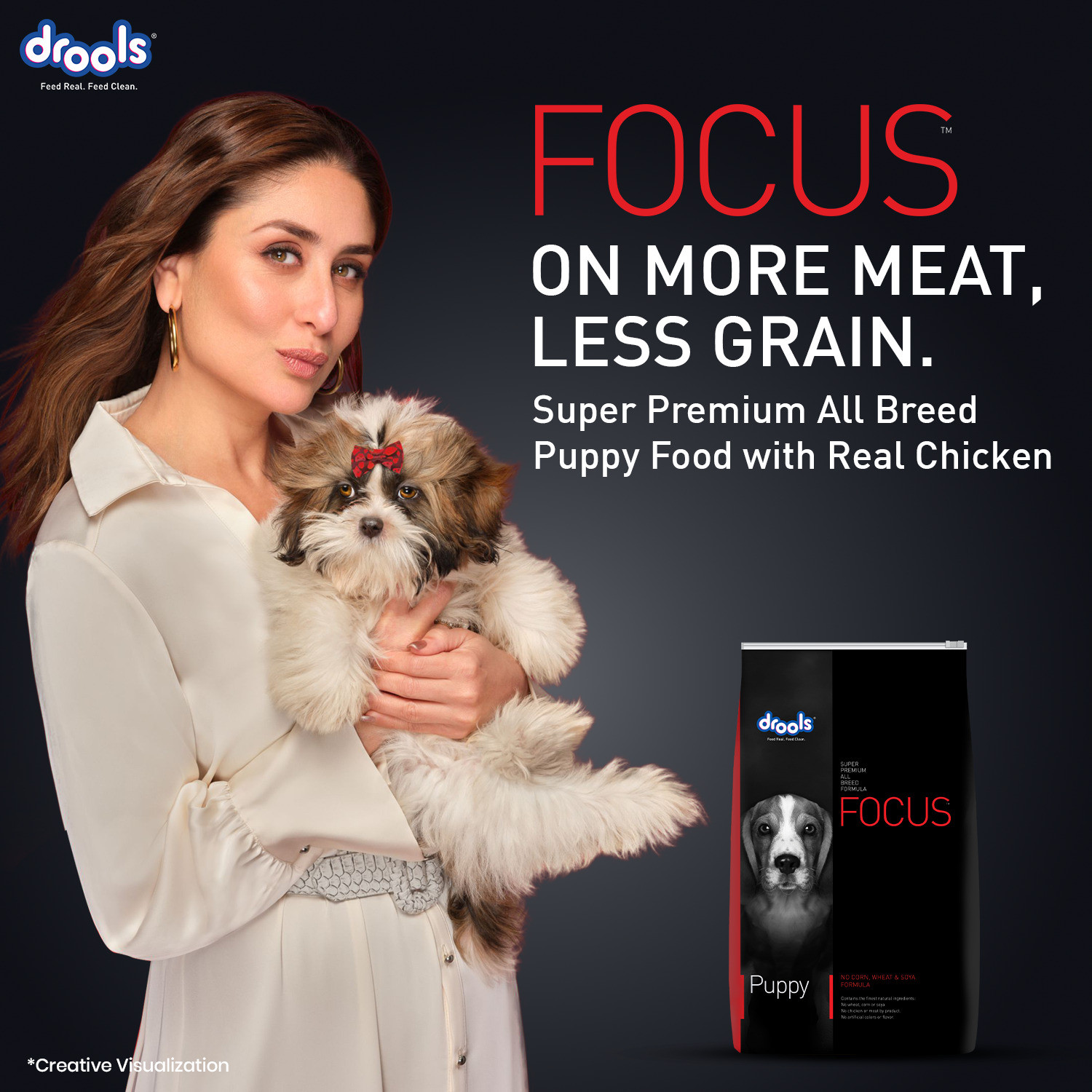 Image of Drools Focus Super Premium Chicken 1.2 kg Dry Young Dog Food