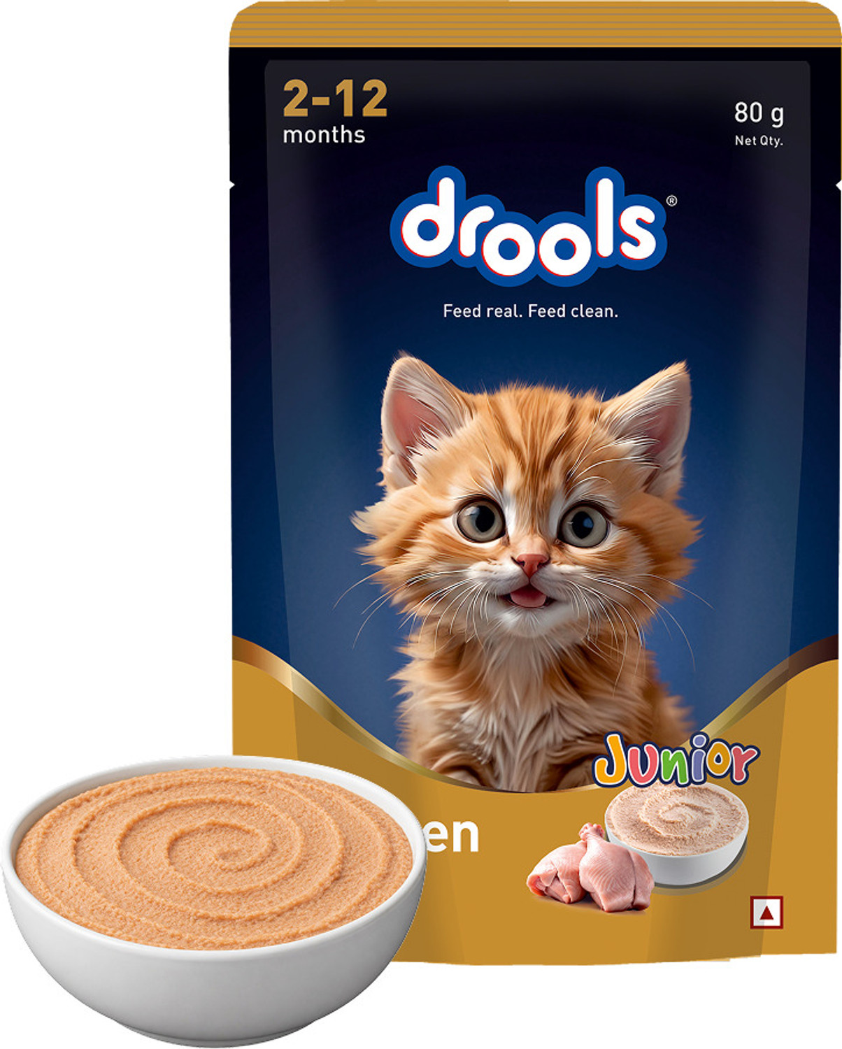 Image of Drools Mousse For Kittens Chicken 0.08 kg Wet Young Cat Food