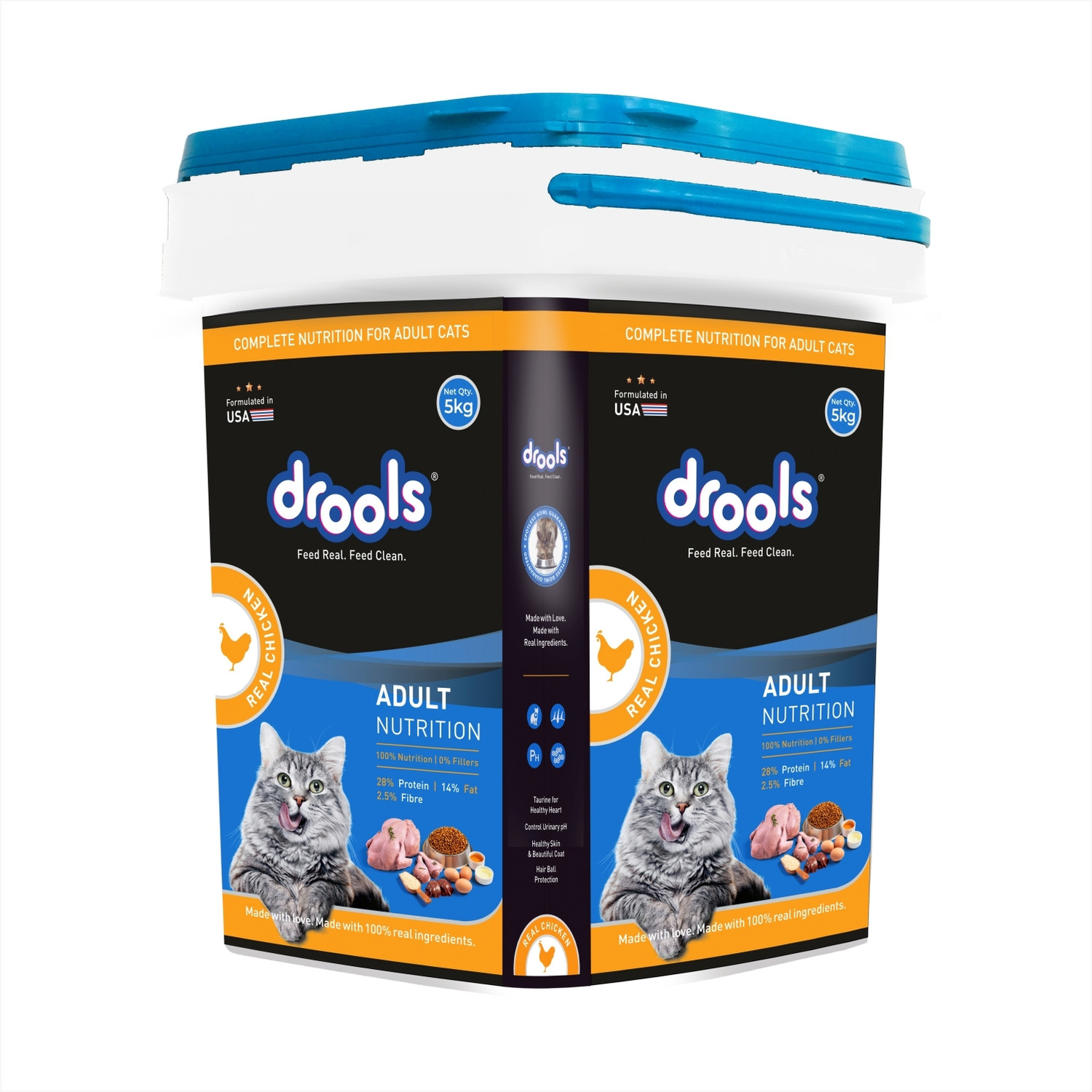 Image of Drools Adult Nutrition Chicken 5 kg Dry Adult Cat Food