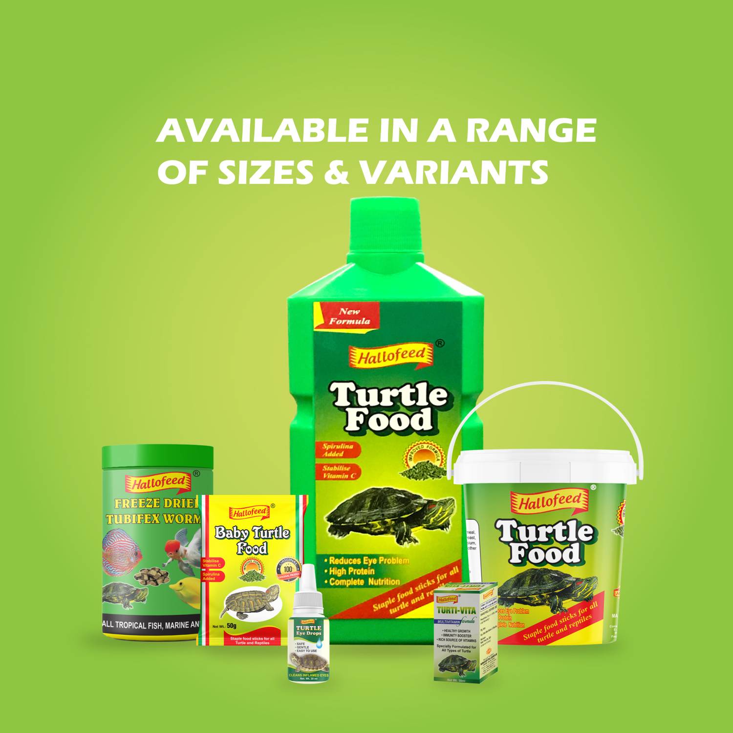 Hallofeed Turtle Food, 500gm - Image 5