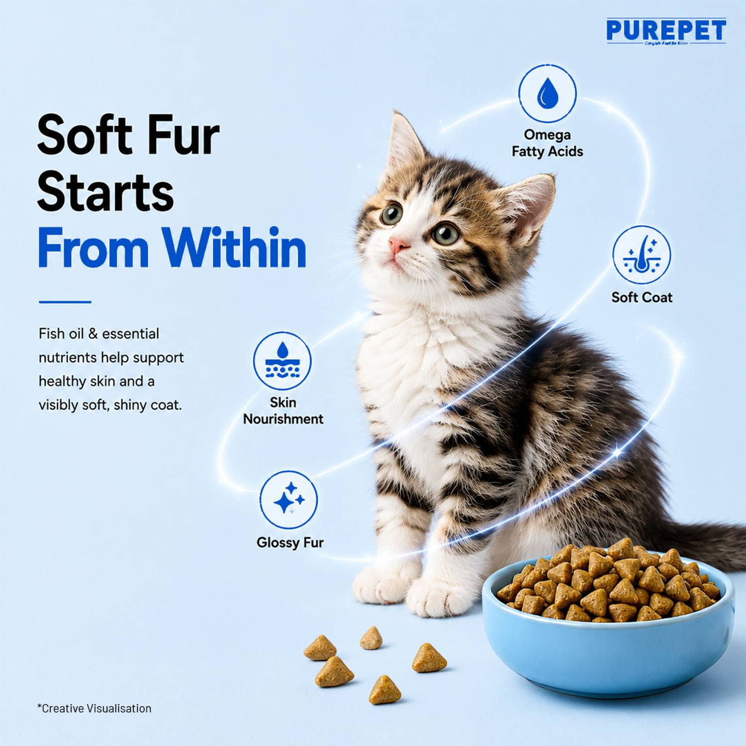 Purepet Ocean Fish 3 kg Dry Cat Food - Image 5
