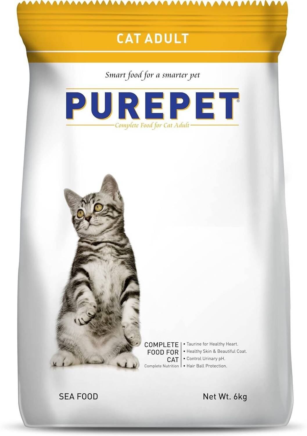 Purepet Sea Food 6 kg Dry Adult Cat Food - Image 1