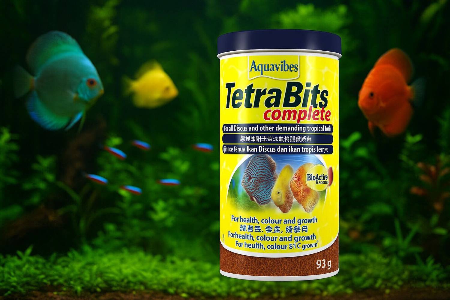 aquavibes A Tetra 93 g Chicken, Cod, Shrimp 0.093 kg Dry Adult, New Born, Senior, Young Fish Food