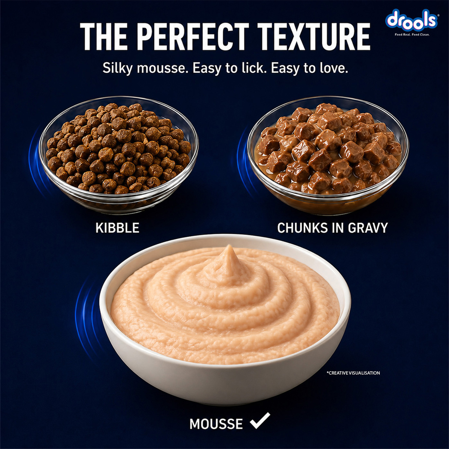 Image of Drools Mousse For Adult Cats Chicken 0.4 kg (5x0.08 kg) Wet Adult Cat Food