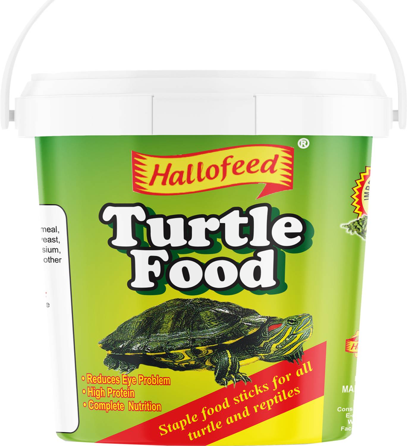 Hallofeed Turtle Food, 500gm - Image 1