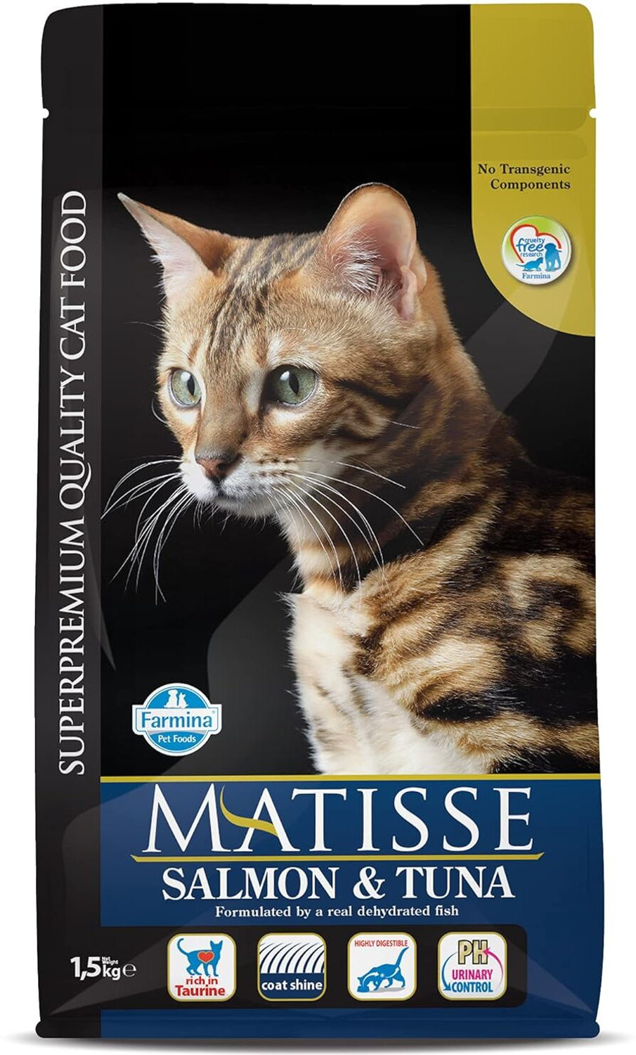 Image of Farmina Matisse Salmon & Tuna Adult Dry Cat Food Salmon 10 kg Dry Adult Dog Food