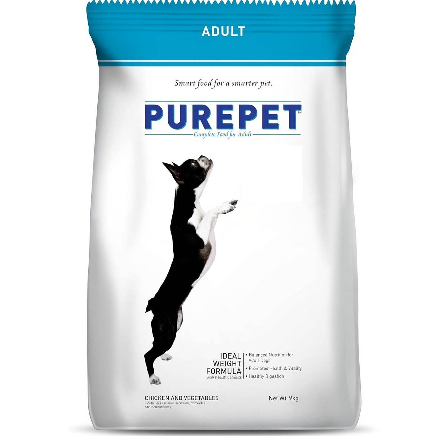 Purepet Chicken and Vegetable 9 kg Dry Adult Dog Food