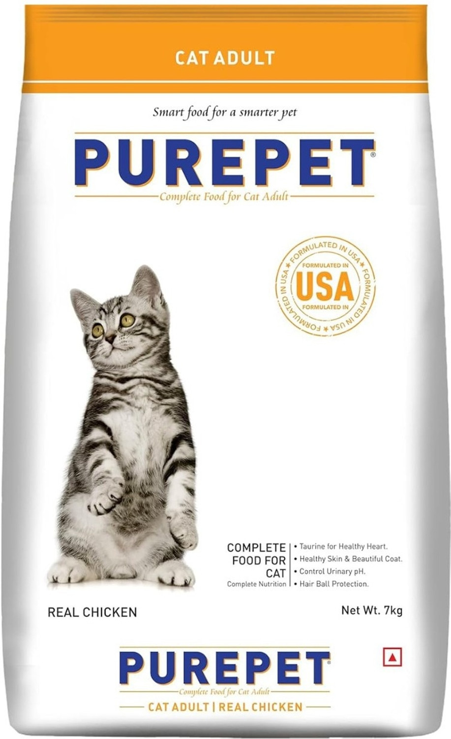 Image of Purepet Real Chicken 7 kg Dry Adult Cat Food