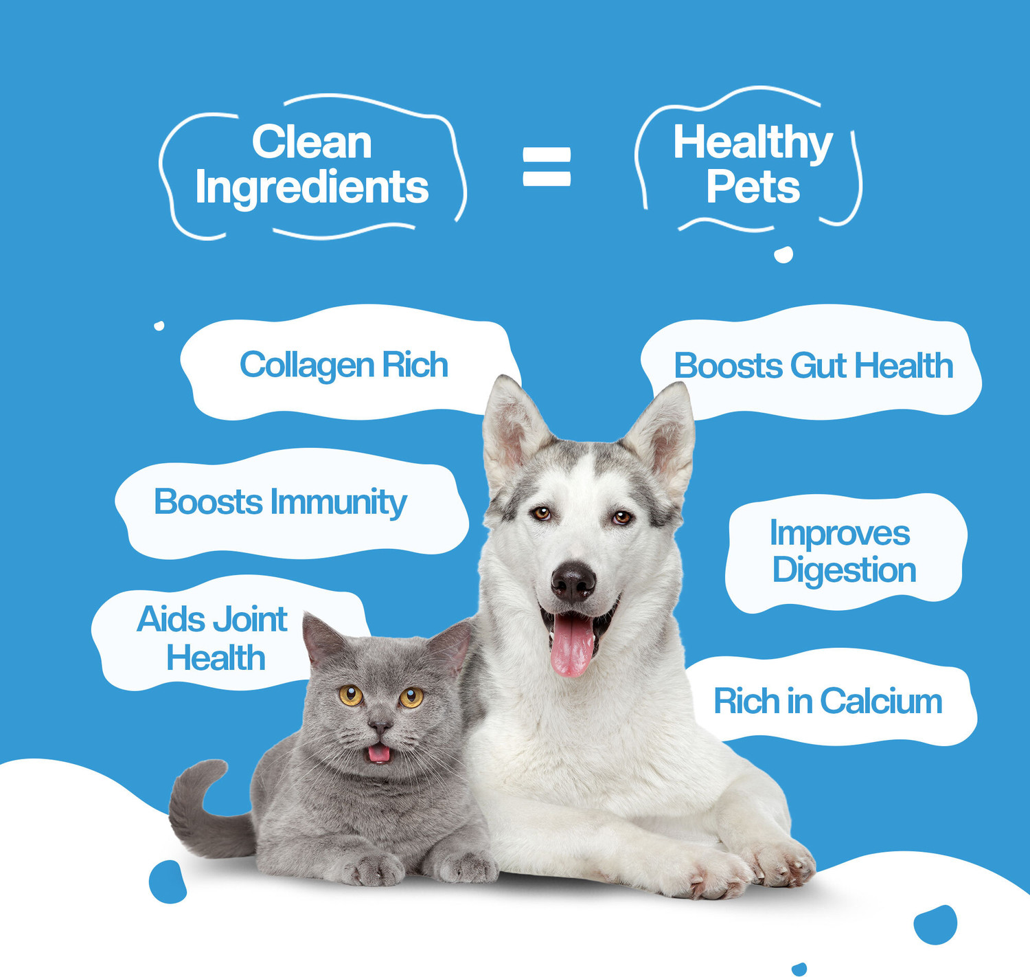 Image of BLEP Human Grade Chicken Broth for Cats & Dogs (100gm *5 ) Full Meal & Topper Chicken 0.5 kg (5x0.1 kg) Wet Adult, Senior, Young Dog & Cat Food