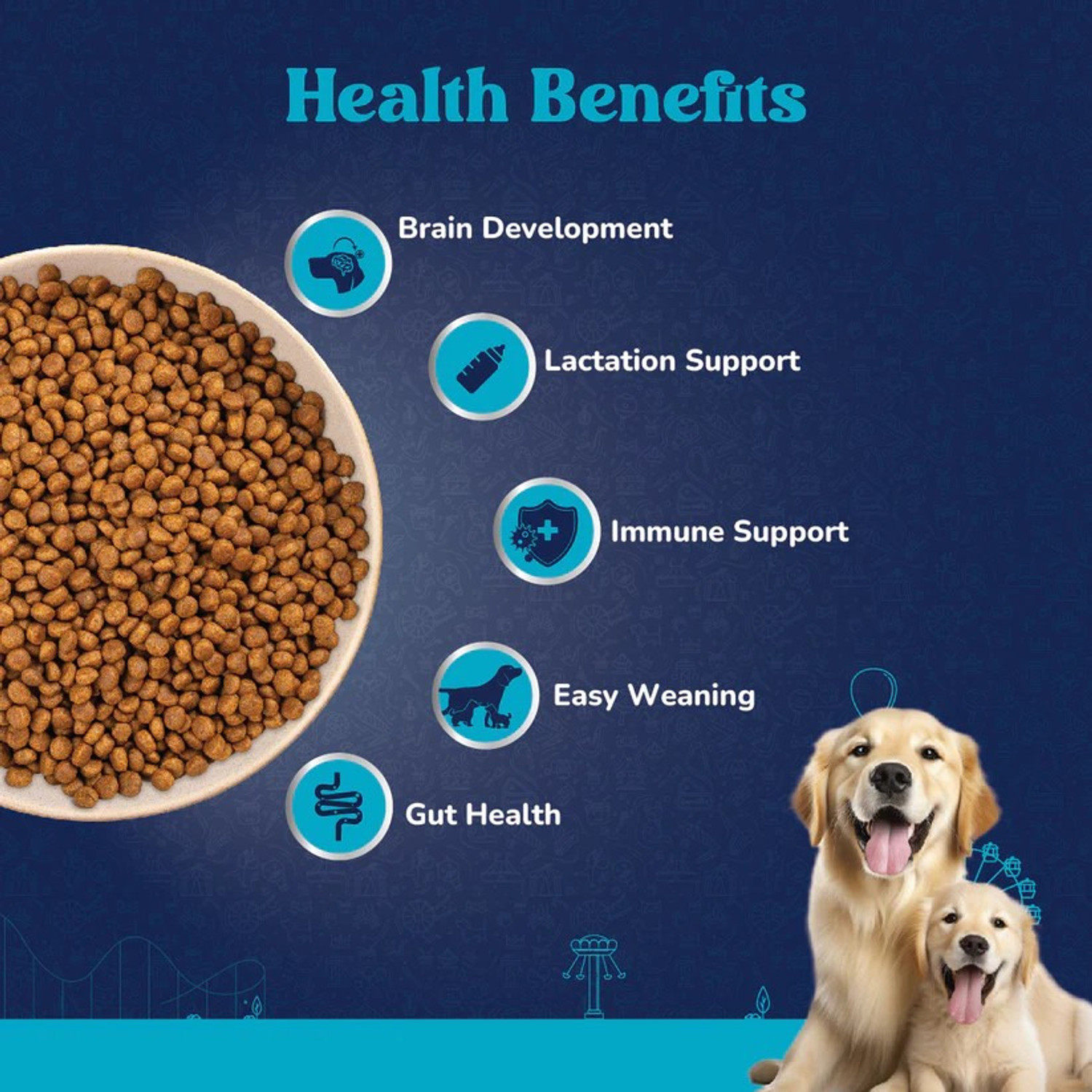Image of CARNIWEL Fresh Chicken Dry Dog Food for Large Dog Adult Chicken 3 kg Dry Adult Dog Food