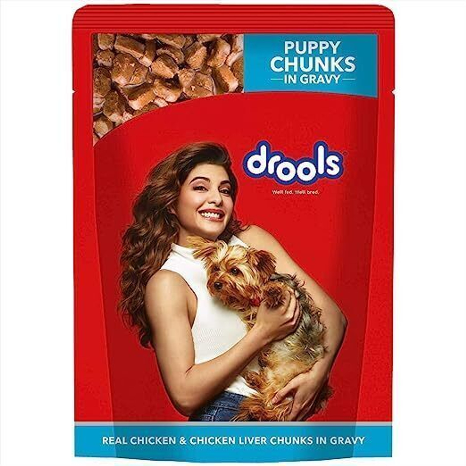 Image of Drools Adult chicken biscuit with 1 piece puppy gravy Chicken 0.5 kg Dry Adult, New Born, Young Dog Food