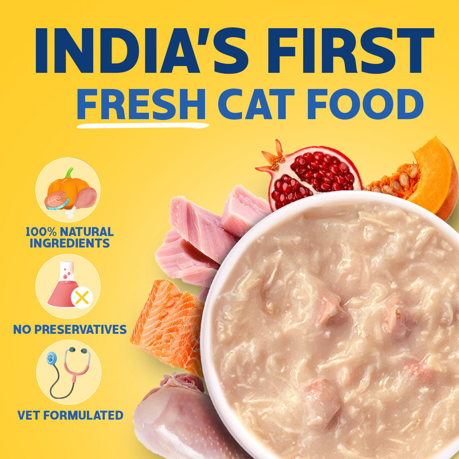 Image of Smylo Natural Healthy Wet Cat Food Trial Box (1+ yrs) Tuna, Salmon, Mackerel, Chicken, Liver 0.28 kg (4x0.07 kg) Wet Adult Cat Food