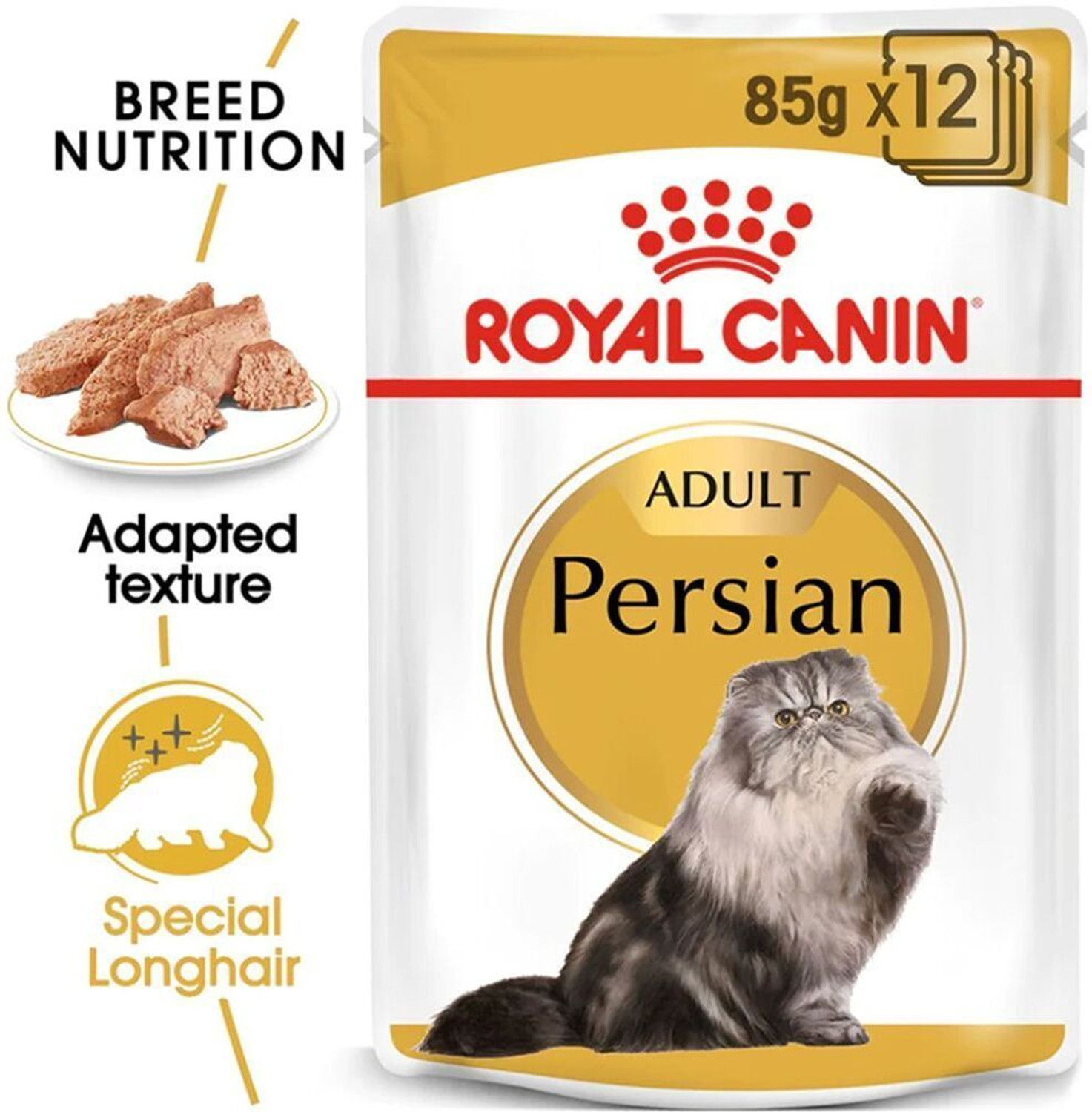 Image of Royal Canin Persian Adult Wet Cat Food 85 gm 0.08 kg Wet Adult Cat Food
