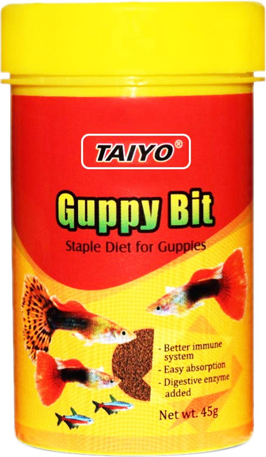 TAIYO Guppy Bits 45g (Pack of 2) Fish Food - Image 2