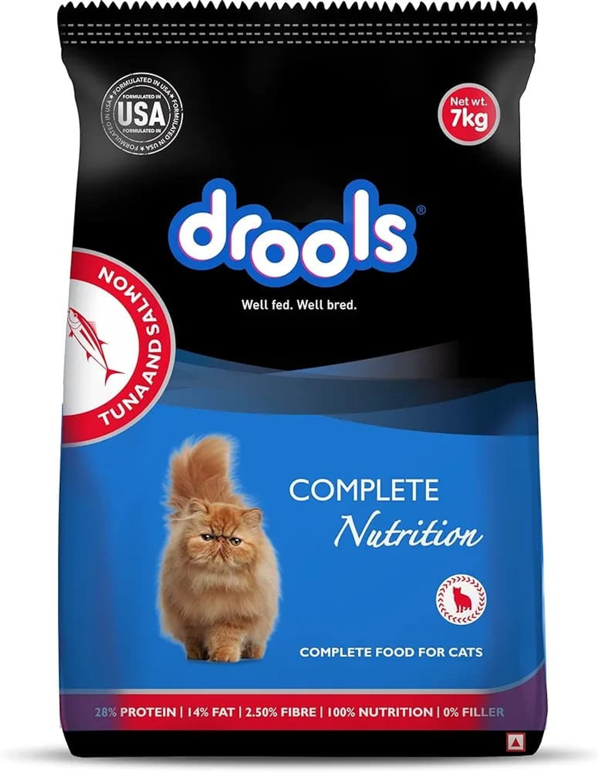 Image of Drools Tuna and salmon cat food Tuna, Salmon 7 kg Dry Adult, Senior, Young Cat Food