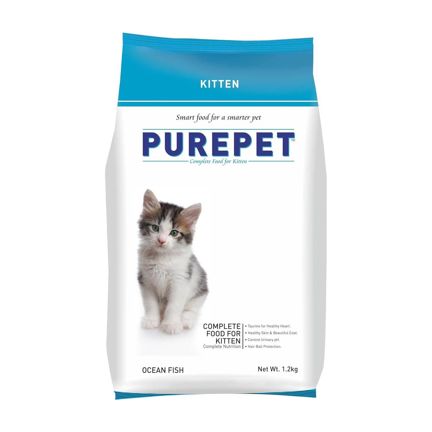 Purepet Kitten Ocean Fish 1.2 kg Dry Food - Image 1