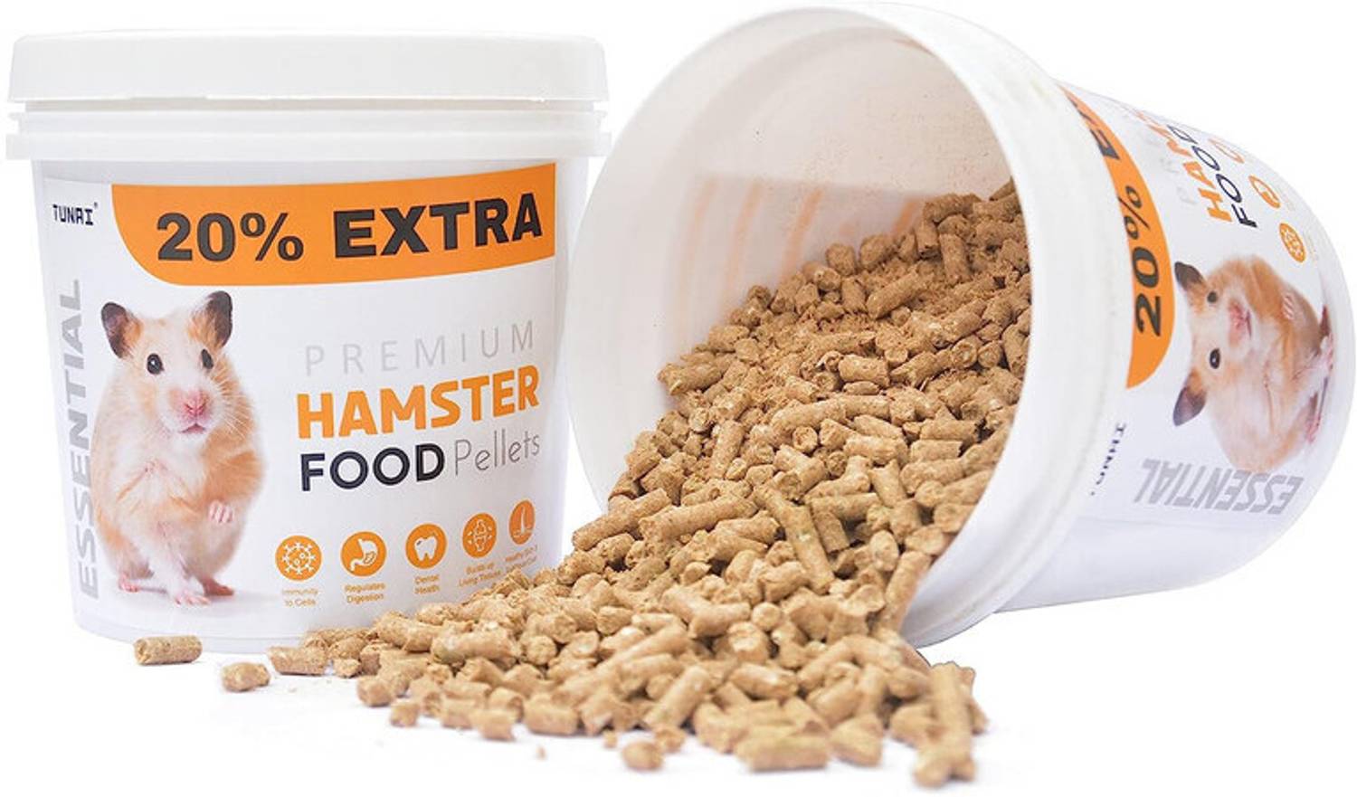 TUNAI Premium Hamster Food Pellets 0.5 kg - Image 2