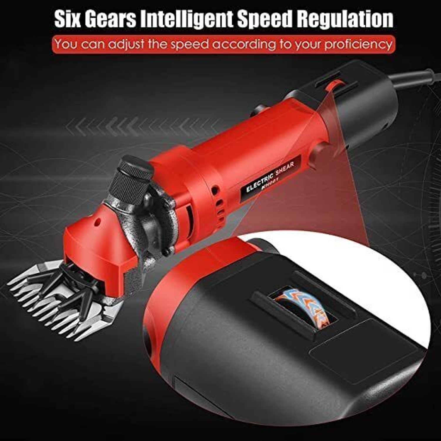 Image of sleepehead 900W Horse /Goat /Cat /Dog /Animals hair cutting machine Black, Red, Yellow Pet Hair Trimmer