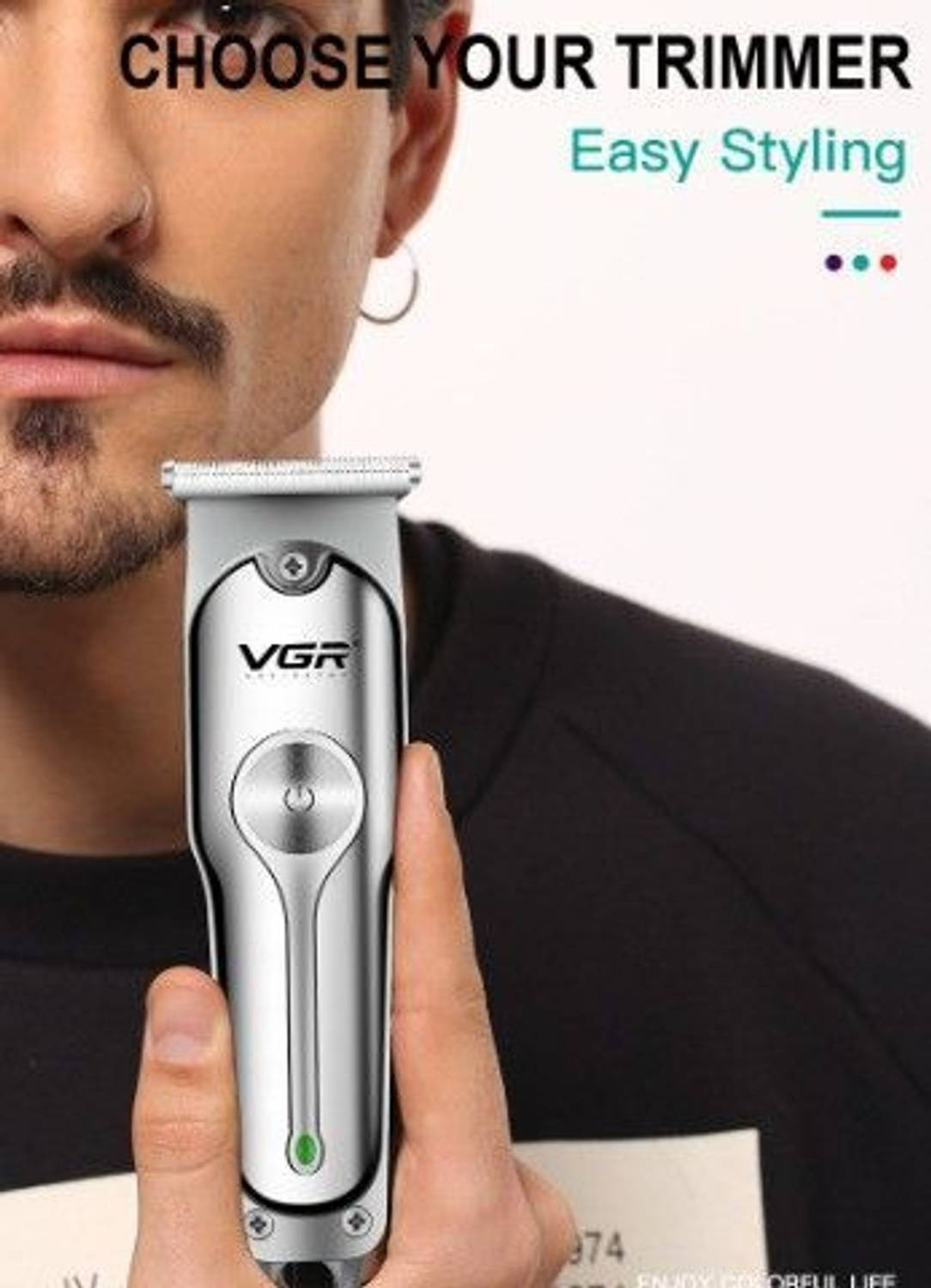 Image of VGR V-071 Professional Pet Hair Trimmer Silver Pet Hair Trimmer