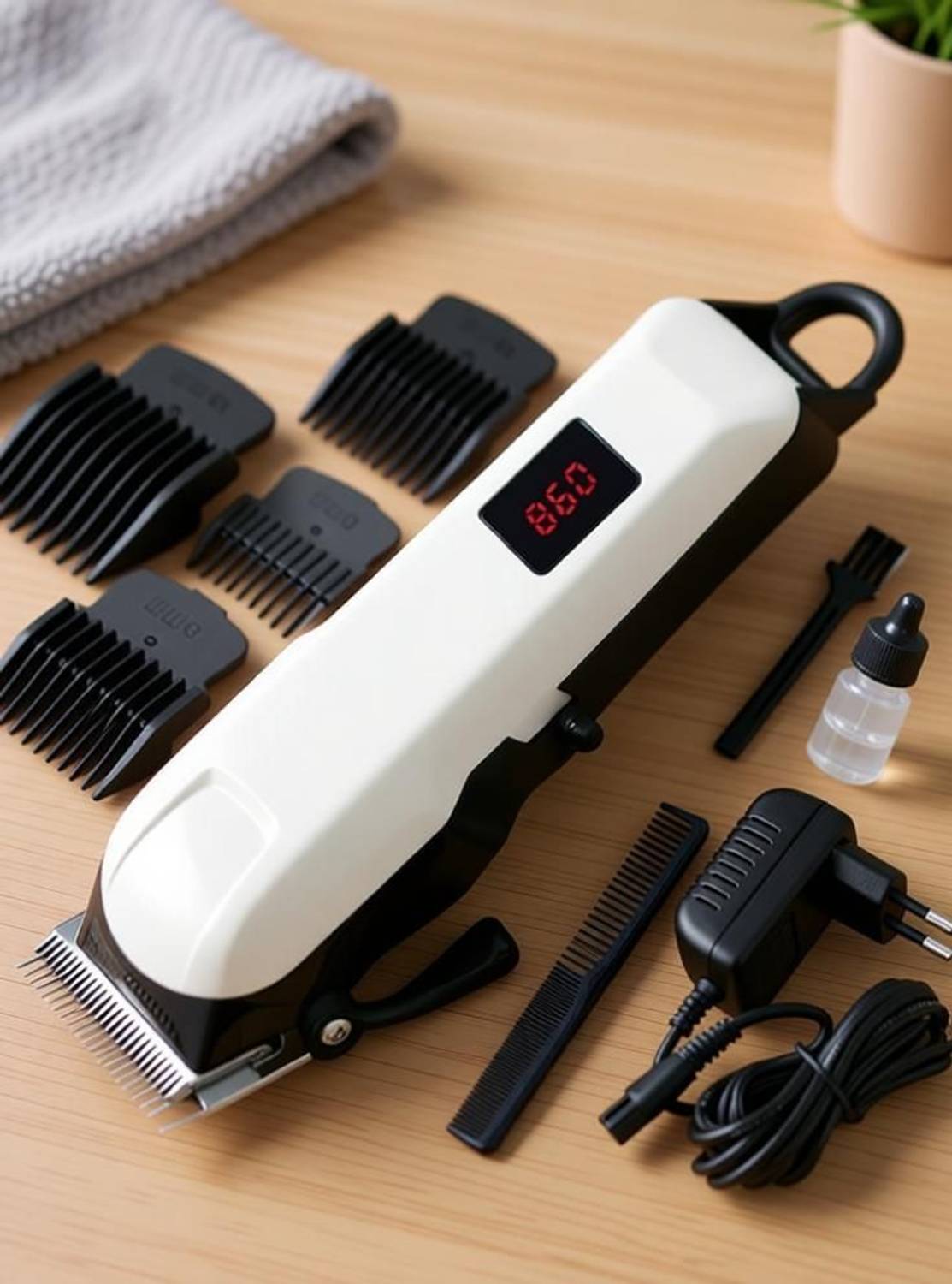 KE MEY Cordless Hair Trimmer for Men and Women - Image 2