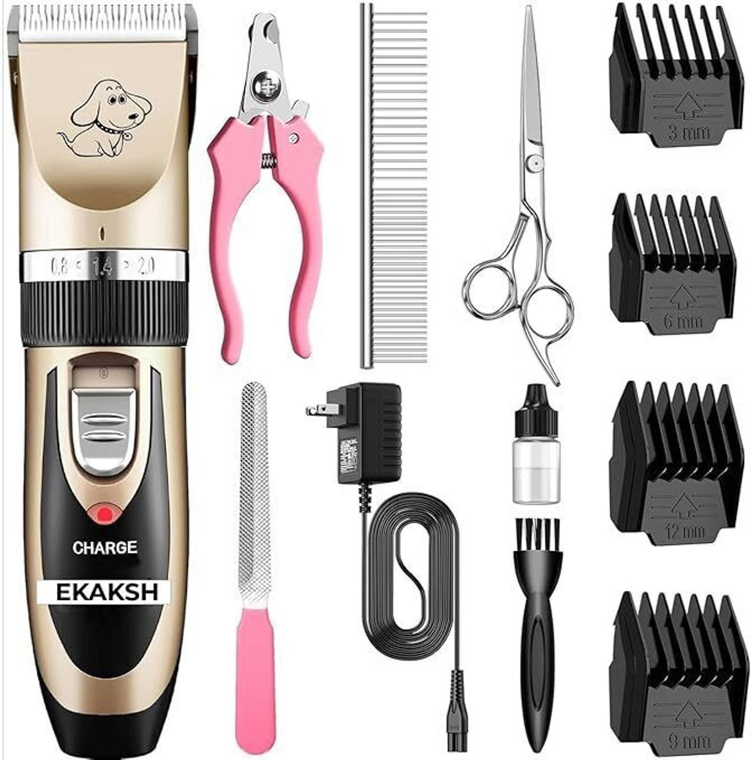 Aarkvelly 006 Grey, Silver Pet Hair Trimmer