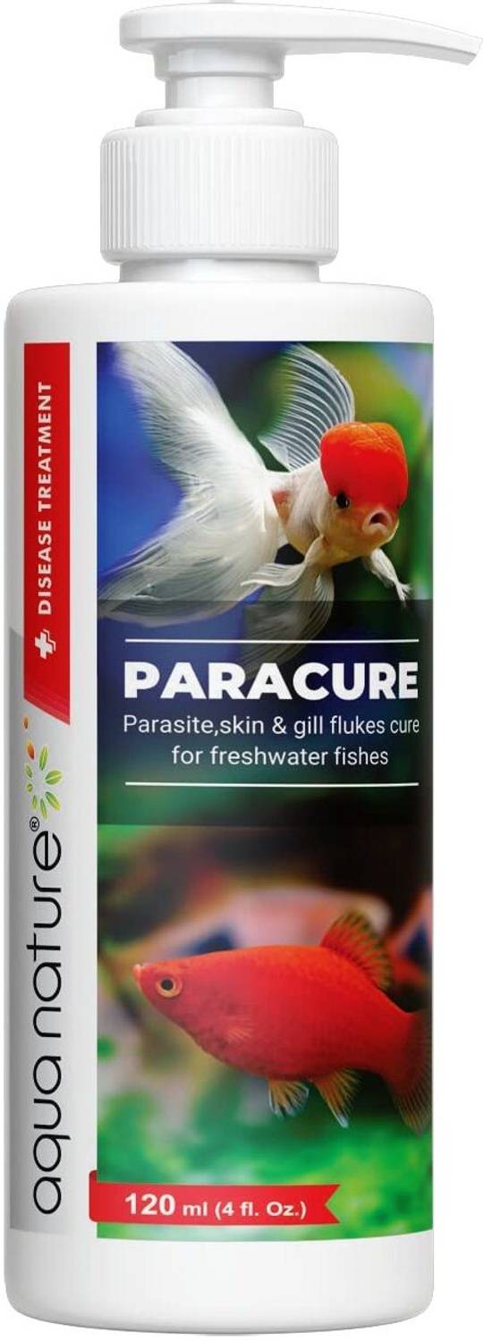 Aquanature Paracure Parasite,Skin & Gill Flukes Cure (120ml) Pet Health Supplements