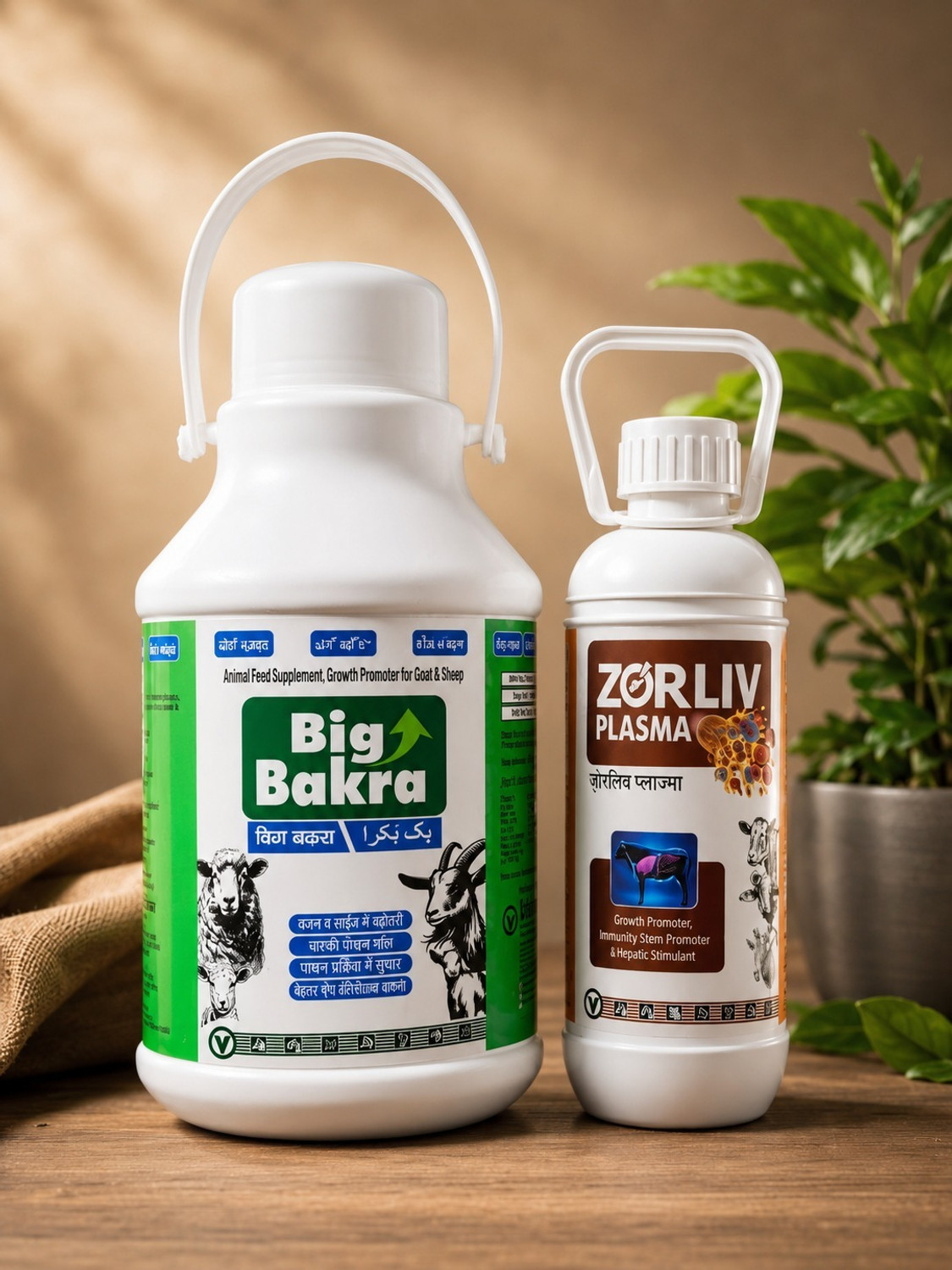 Image of BIGBAKRA Goat & Sheep Growth Promotor & Zorliv Plasma | Pet Health Supplements