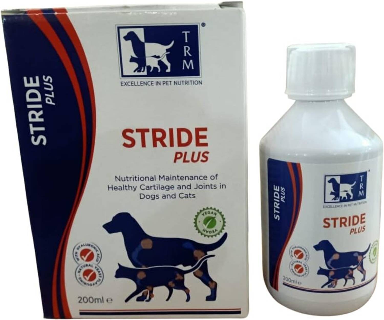 calibra Stride+ Nutritional Maintenance of Healthy Cartilage Joints in Dogs & Cats 200ml Pet Health Supplements