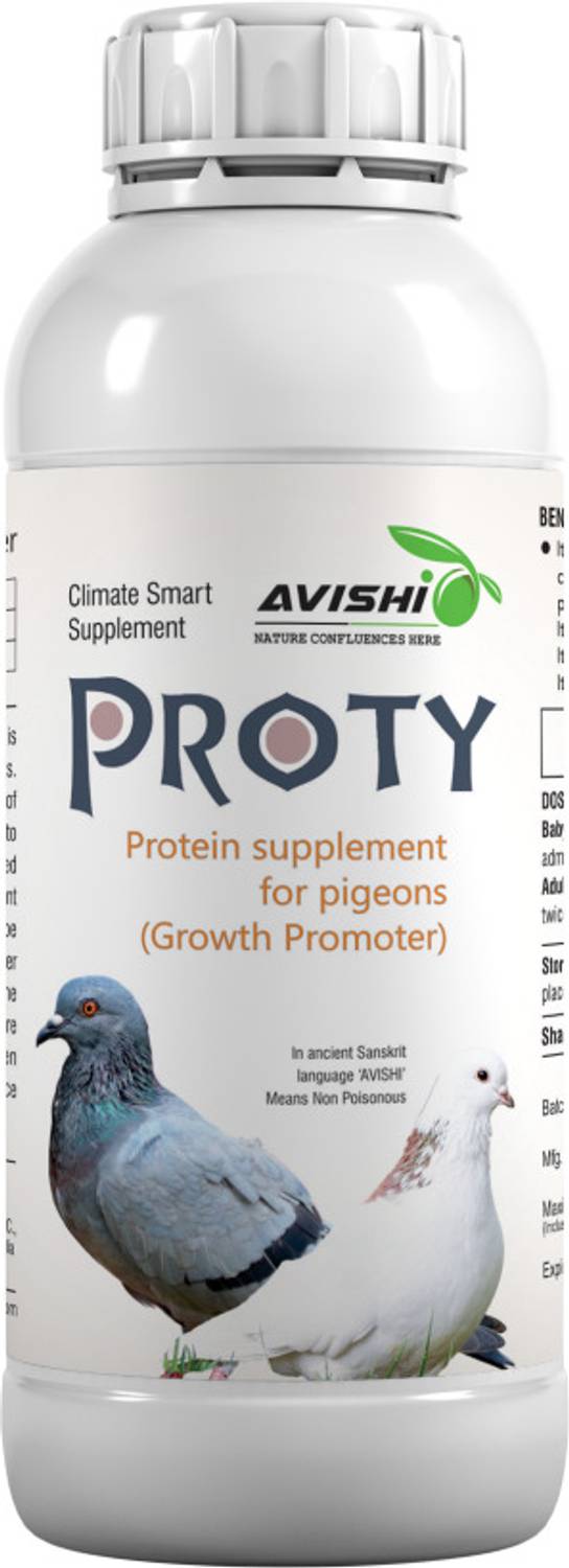 Avishi Proty Growth Promoter Protein Supplement for Baby Pigeons Pet Health Supplements
