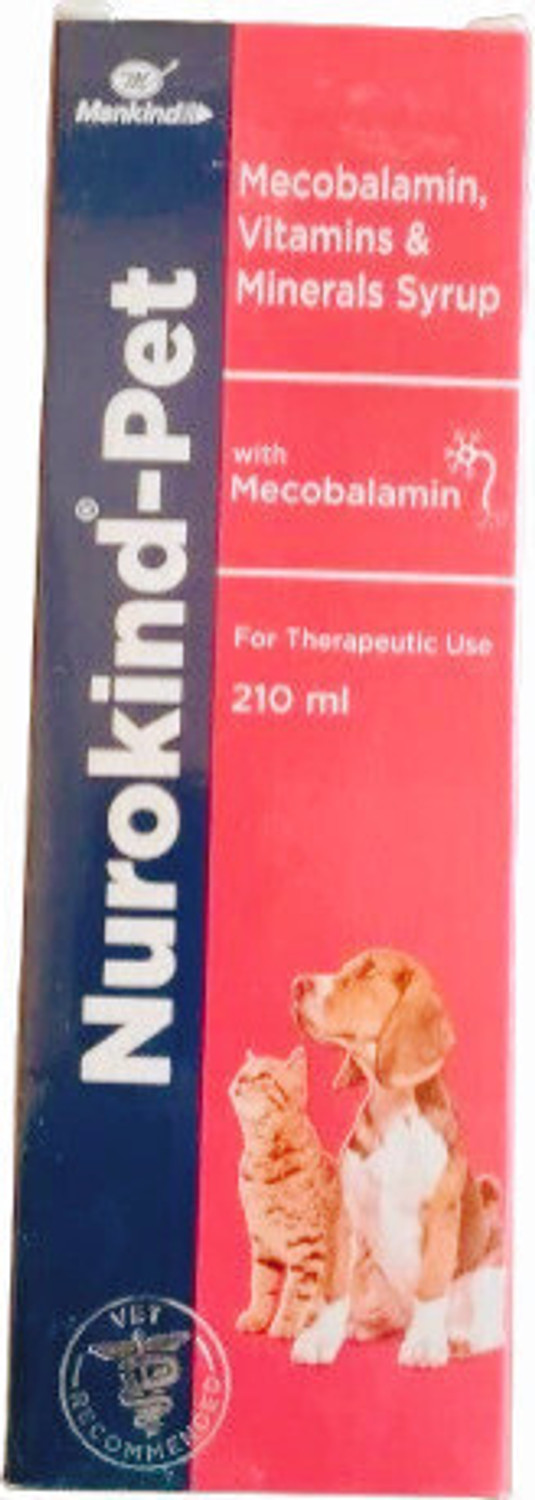 Image of MANKIND Nurokind Pet Syrup With mecobalamin, Vitamin and Mineral Supplement Pet Health Supplements