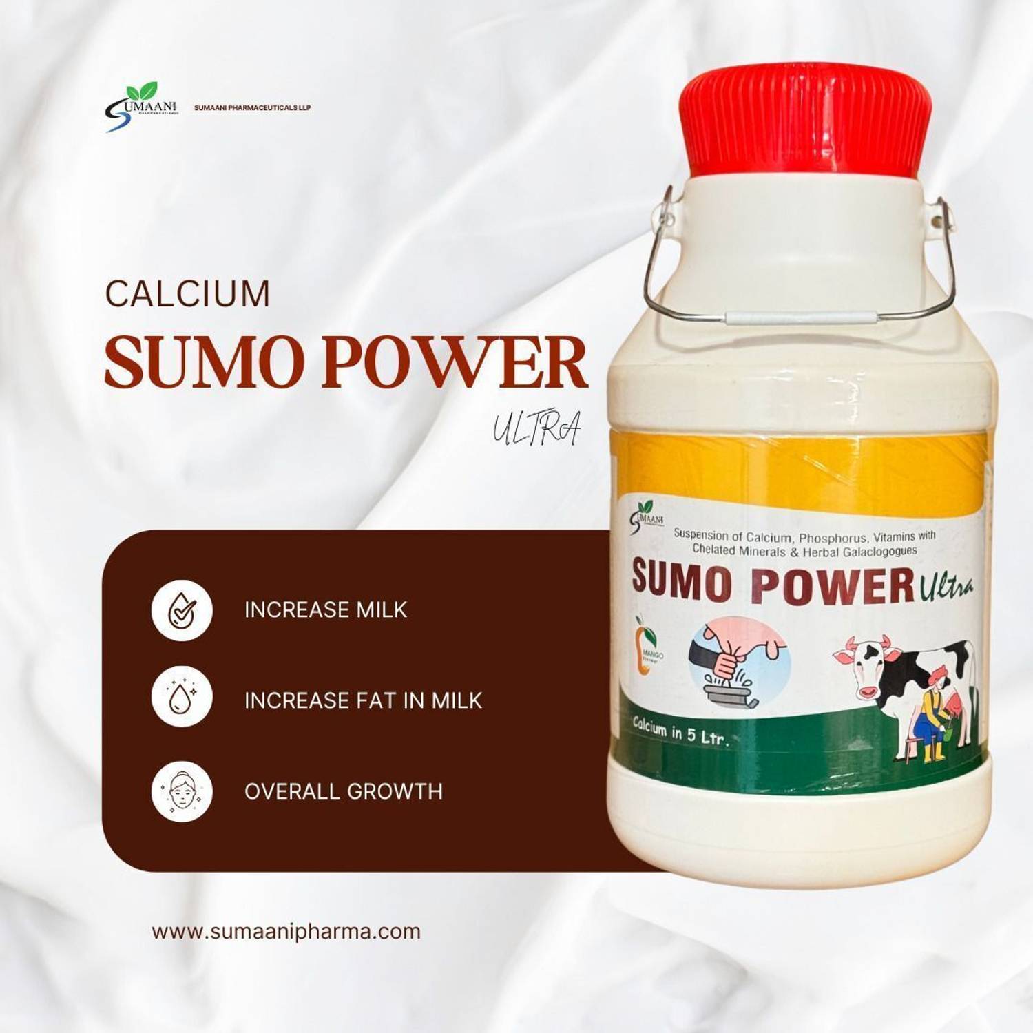 SUMO POWER ULTRA CALCIUM 5 L FOR COW, BUFFALO - Image 1