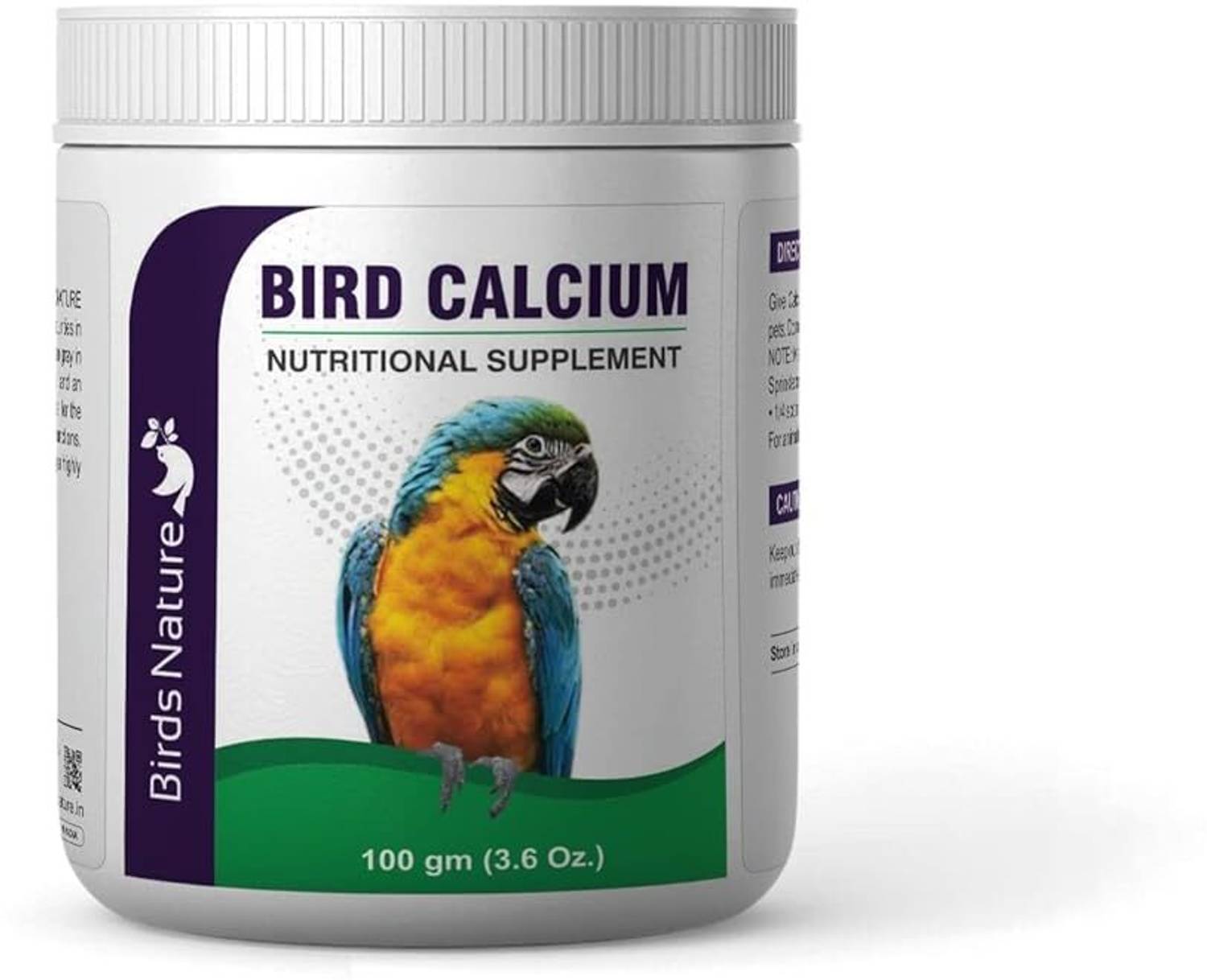 Aquanature Bird Calcium Powder Nutrition Supplement Provide Essential Calcium for Bird Pet Health Supplements